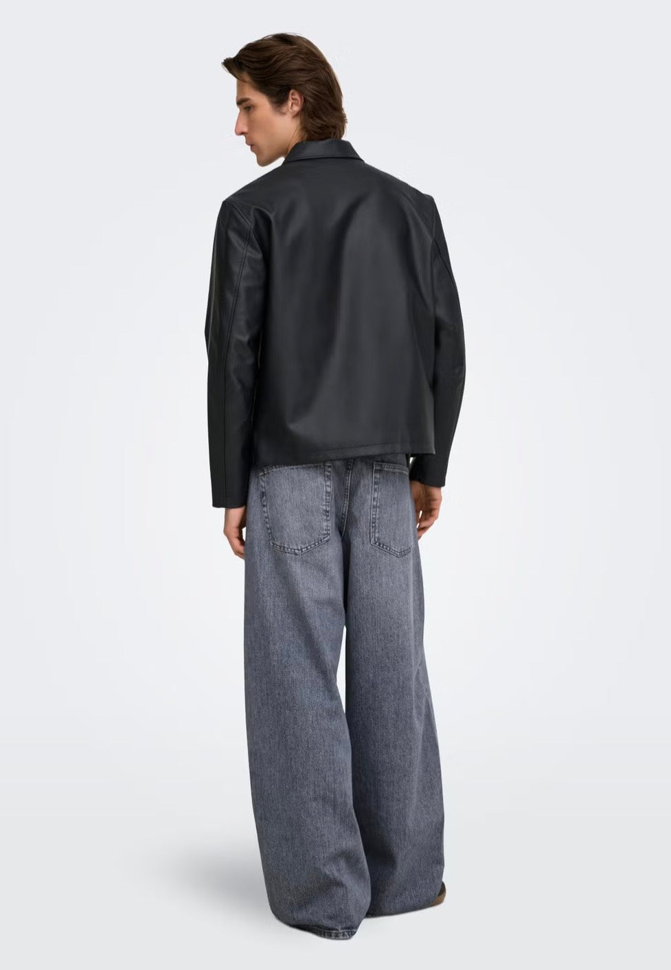 Only & Sons Rem PU Black Chaqueta de cuero