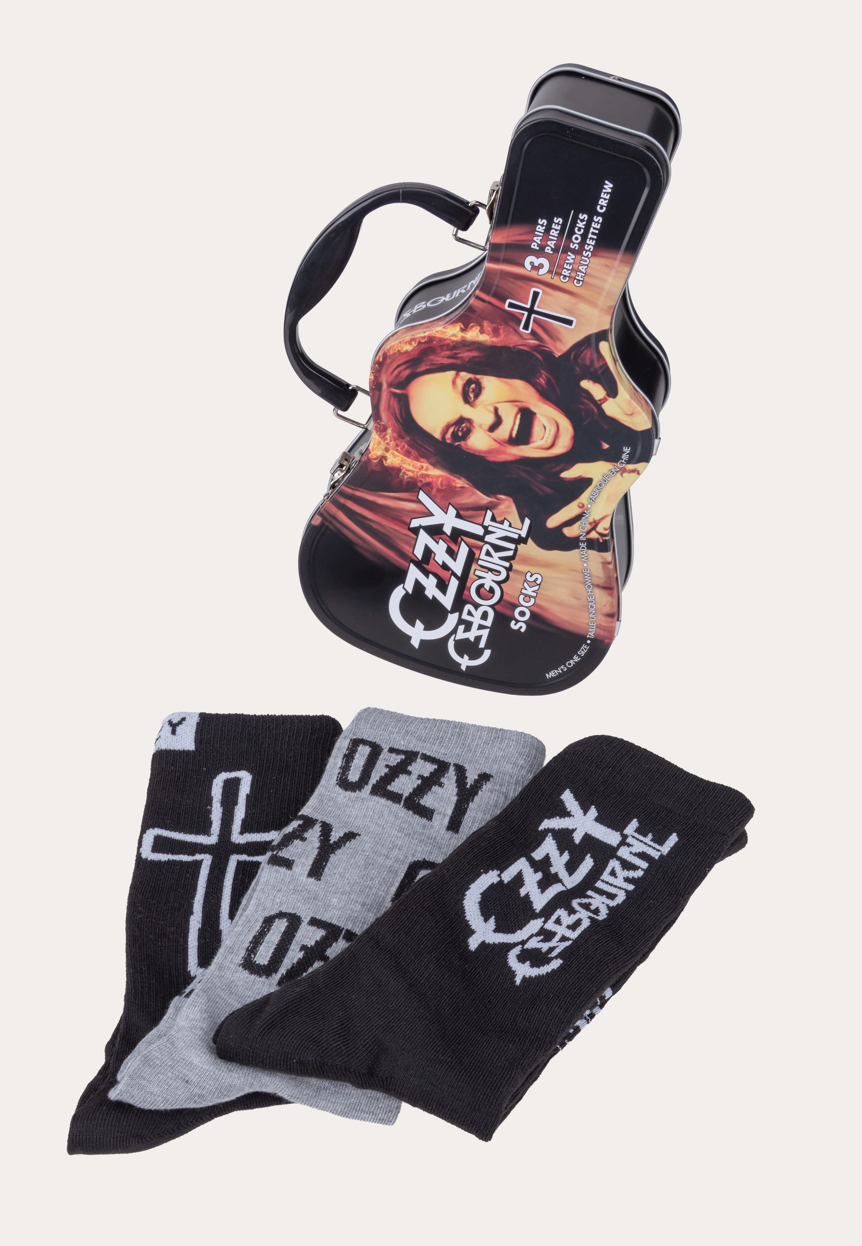 Ozzy Osbourne - Sock Guitar Tin - Socks | Nuclear Blast