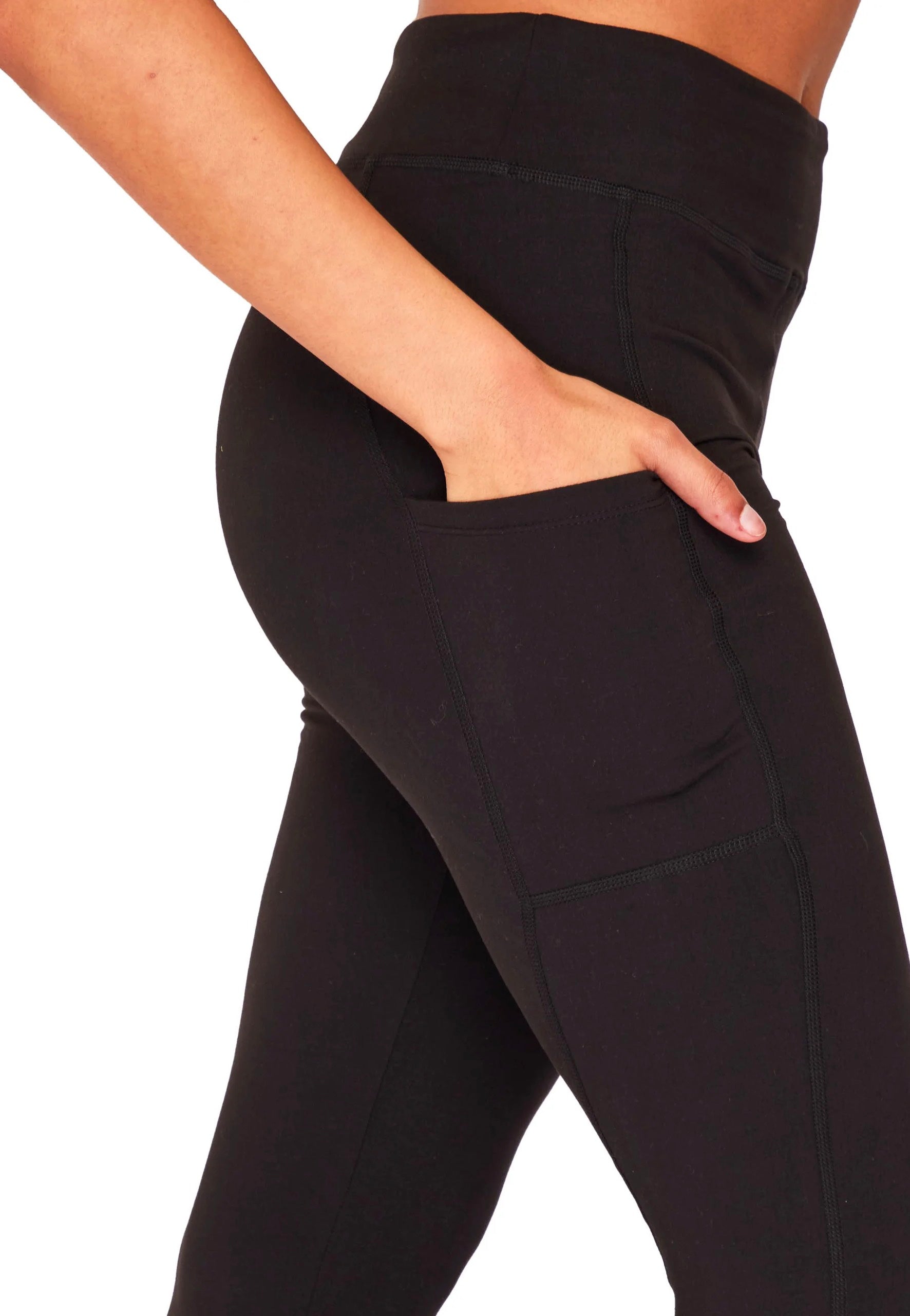Pamela Mann - Leggings With Pockets Black - Leggings | Women-Image