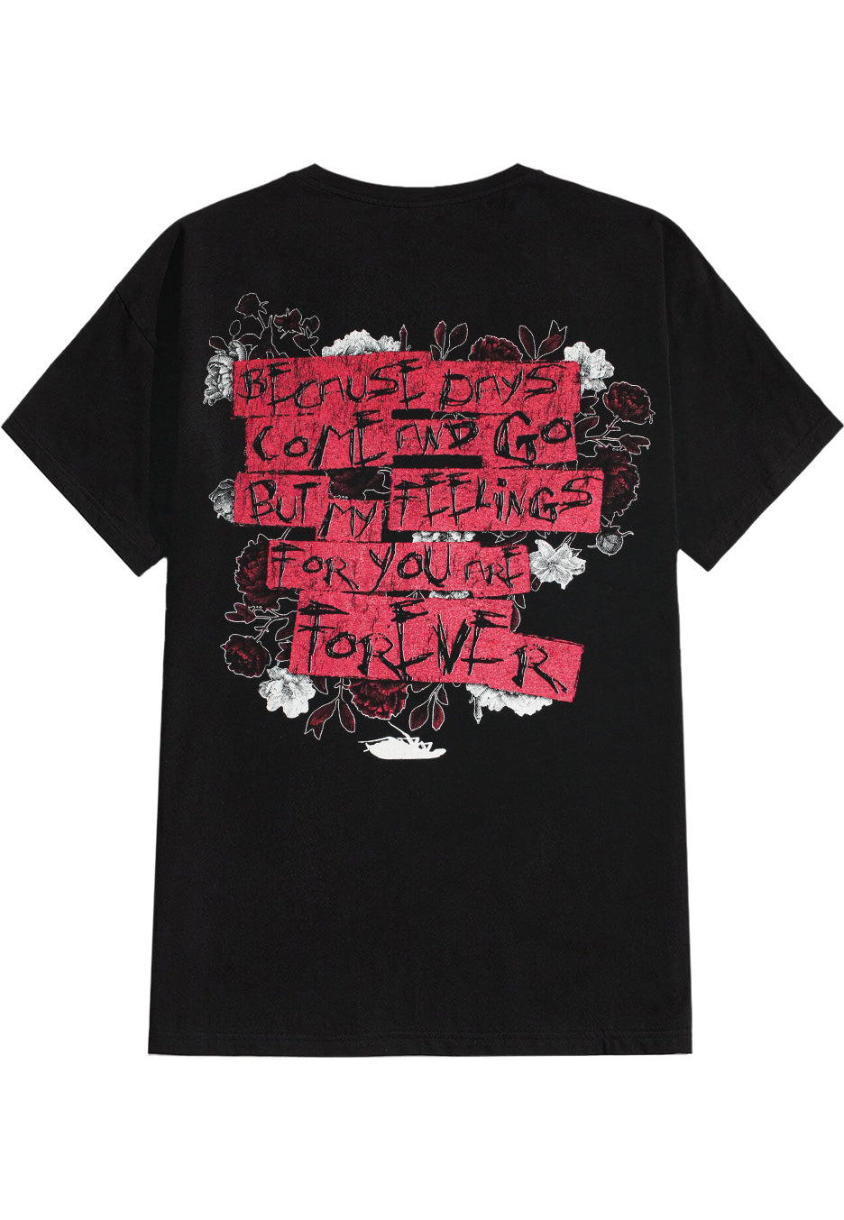 Papa Roach Heart Flowers Camiseta