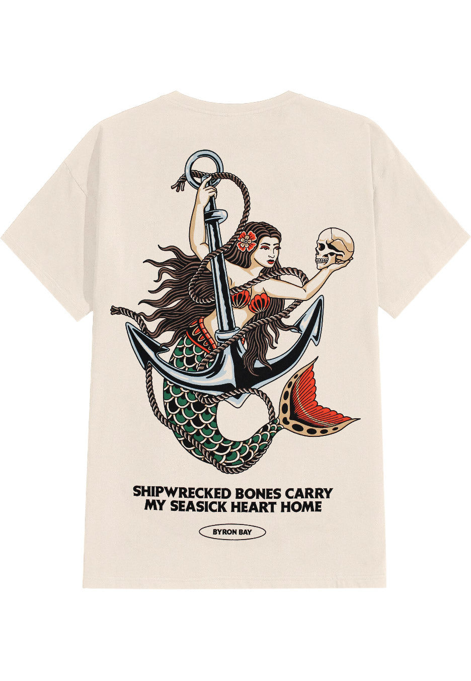 Parkway Drive - Mermaid Natural - T-Shirt | Neutral-Image