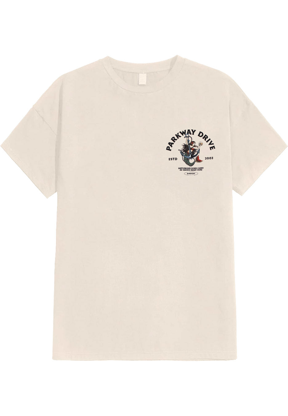 Parkway Drive - Mermaid Natural - T-Shirt | Neutral-Image