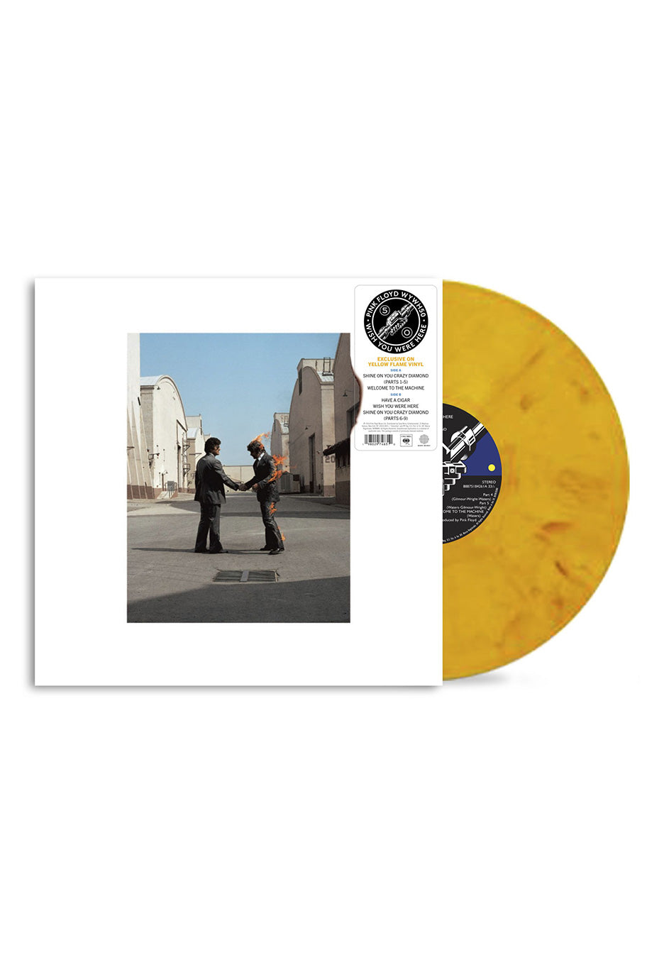 Pink Floyd　Wish You Were Here　限定カラーレコード Pink Floyd - Wish You Were Here (50th Anniversary) Yellow Flame - Colo