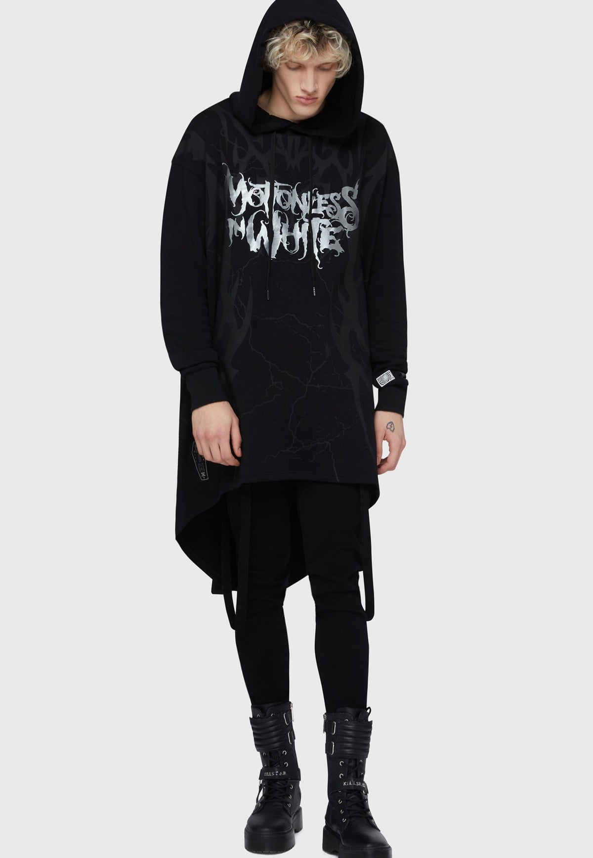 Killstar x Motionless In White Pitch Black Evil Black Sudadera
