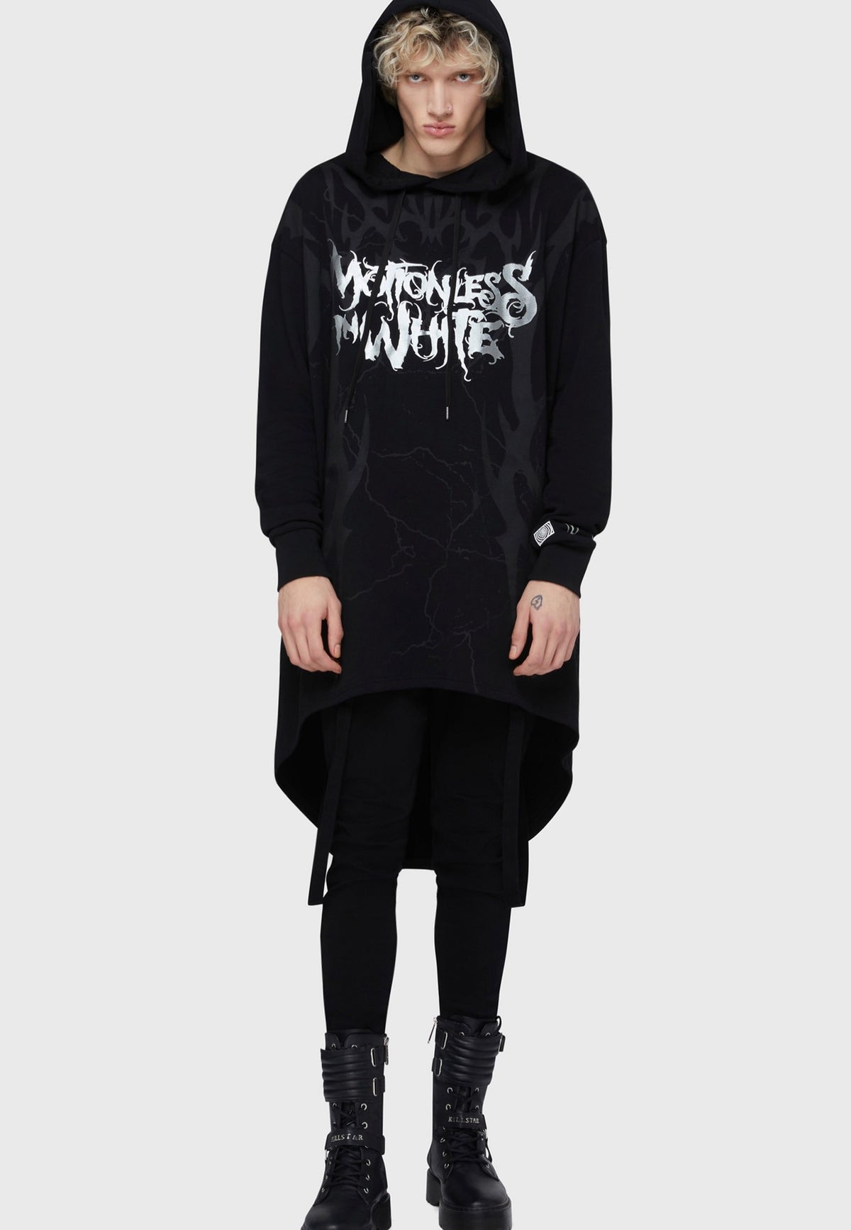 Killstar x Motionless In White Pitch Black Evil Black Sudadera