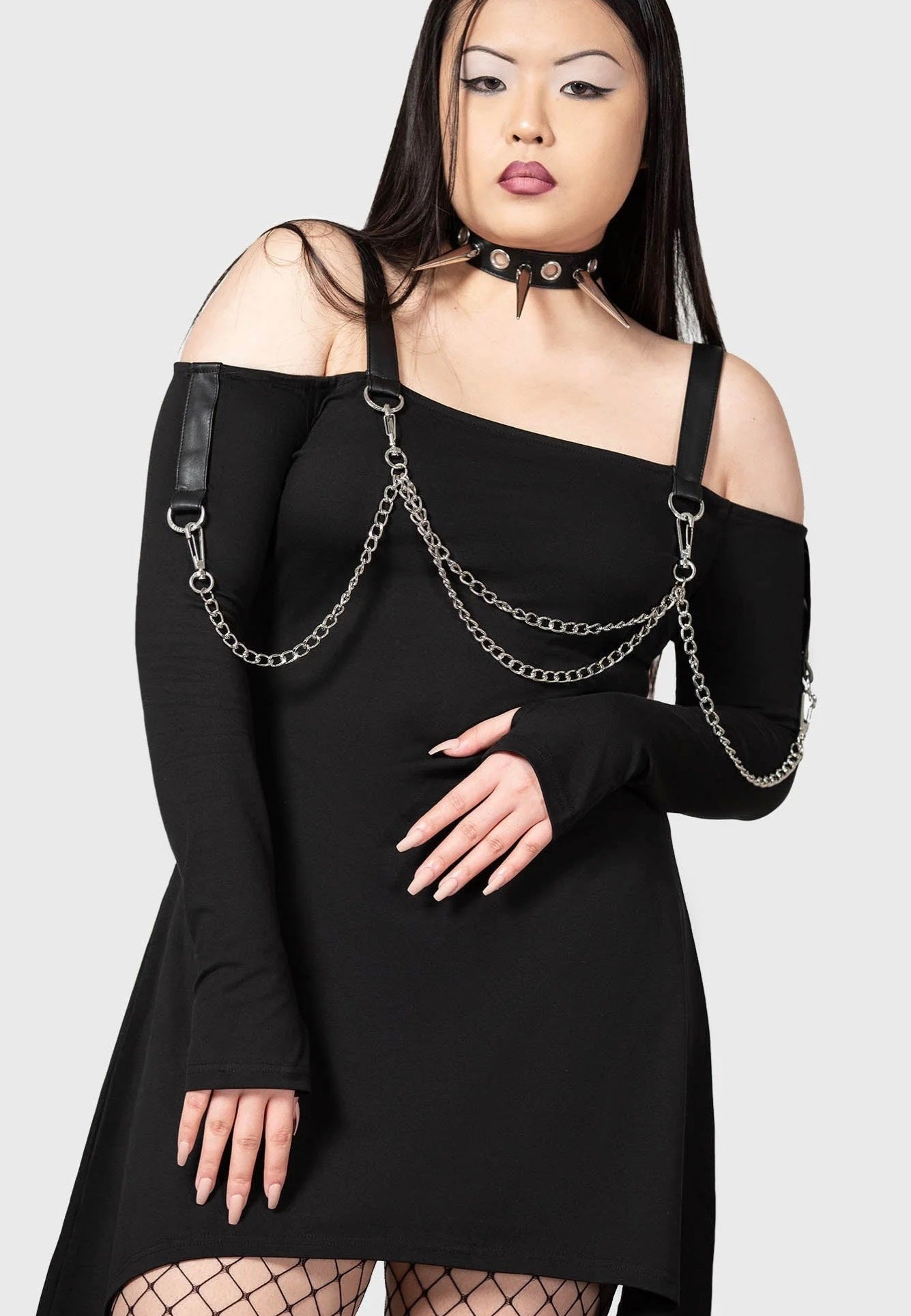 Killstar - Pleasure & Chain Black - Dress | Women-Image