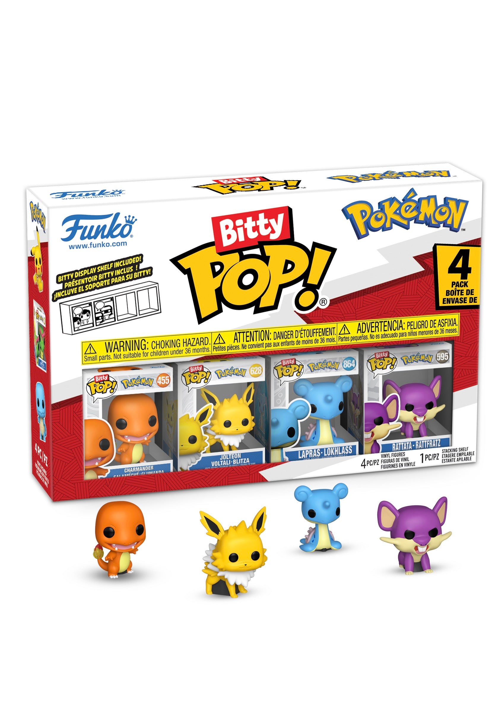 Funko POP! GAMES ポケモン 4点セット Amazon.com: Funko Pop! Pokemon Set of 4: Ponyta, Raichu, Mew and