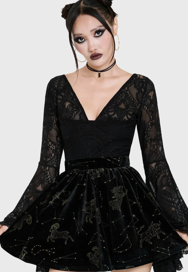 Killstar Polaris Night Mini Multi Minifalda