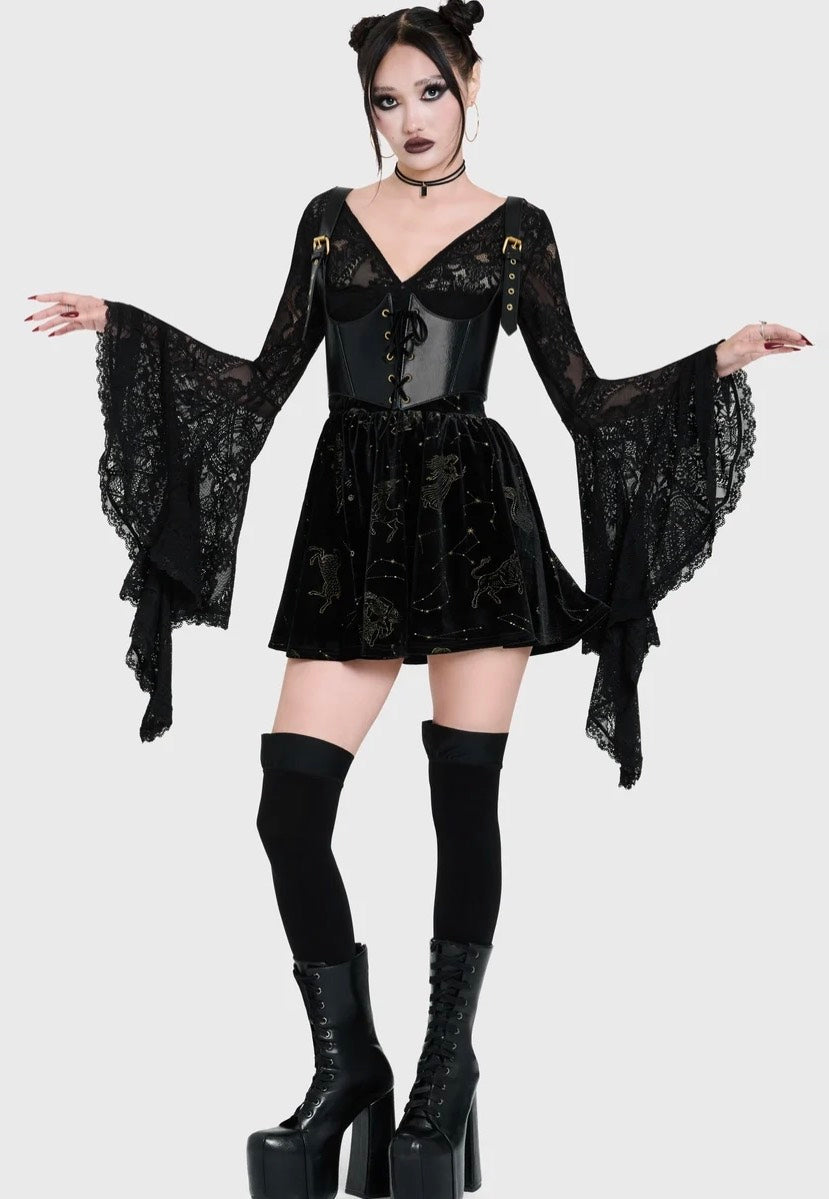 Killstar Polaris Night Mini Multi Minifalda