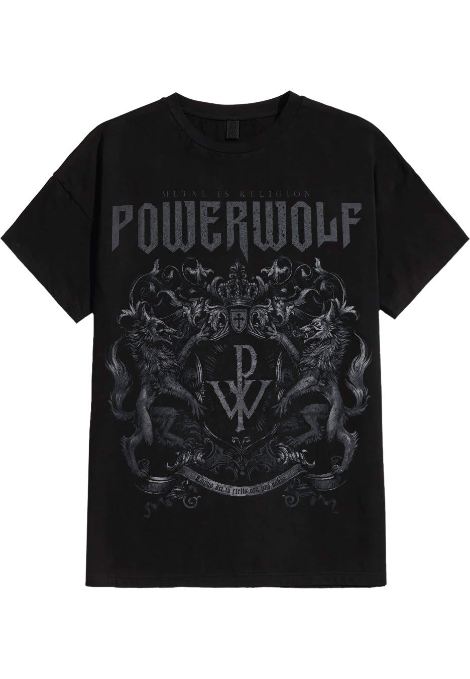 Powerwolf - Crest Metal Is Religion - T-Shirt | Neutral-Image