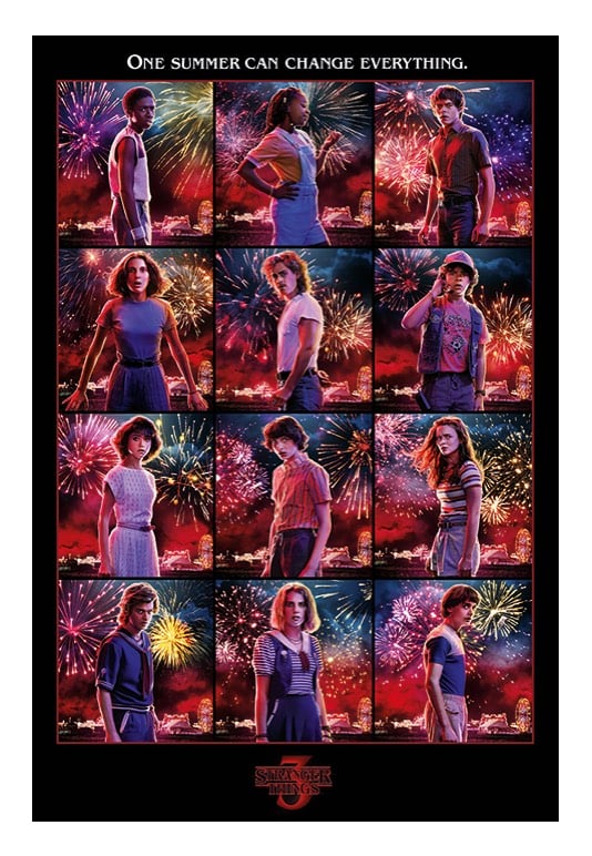 Stranger Things - Character Montage - Poster