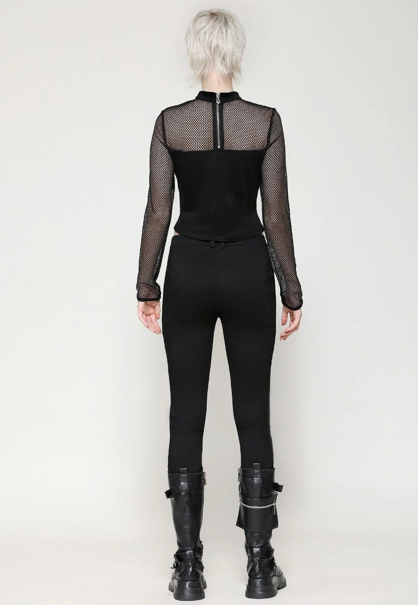 Dark In Love - Punk Versatile Distressed Long - Pants | Women-Image