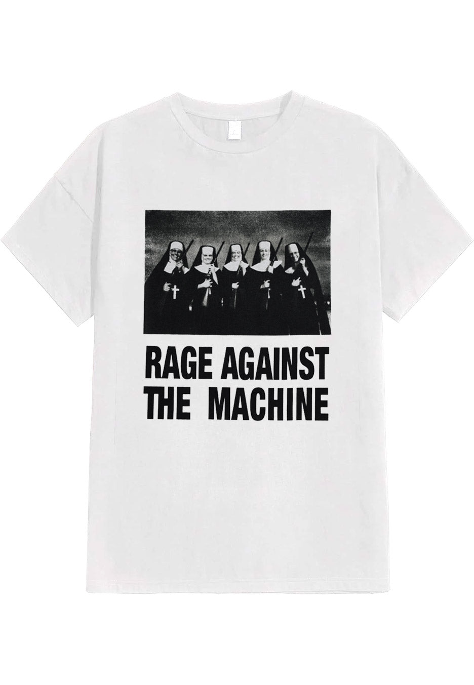 Rage Against The Machine - Nuns And Guns White - T-Shirt | Nuclear