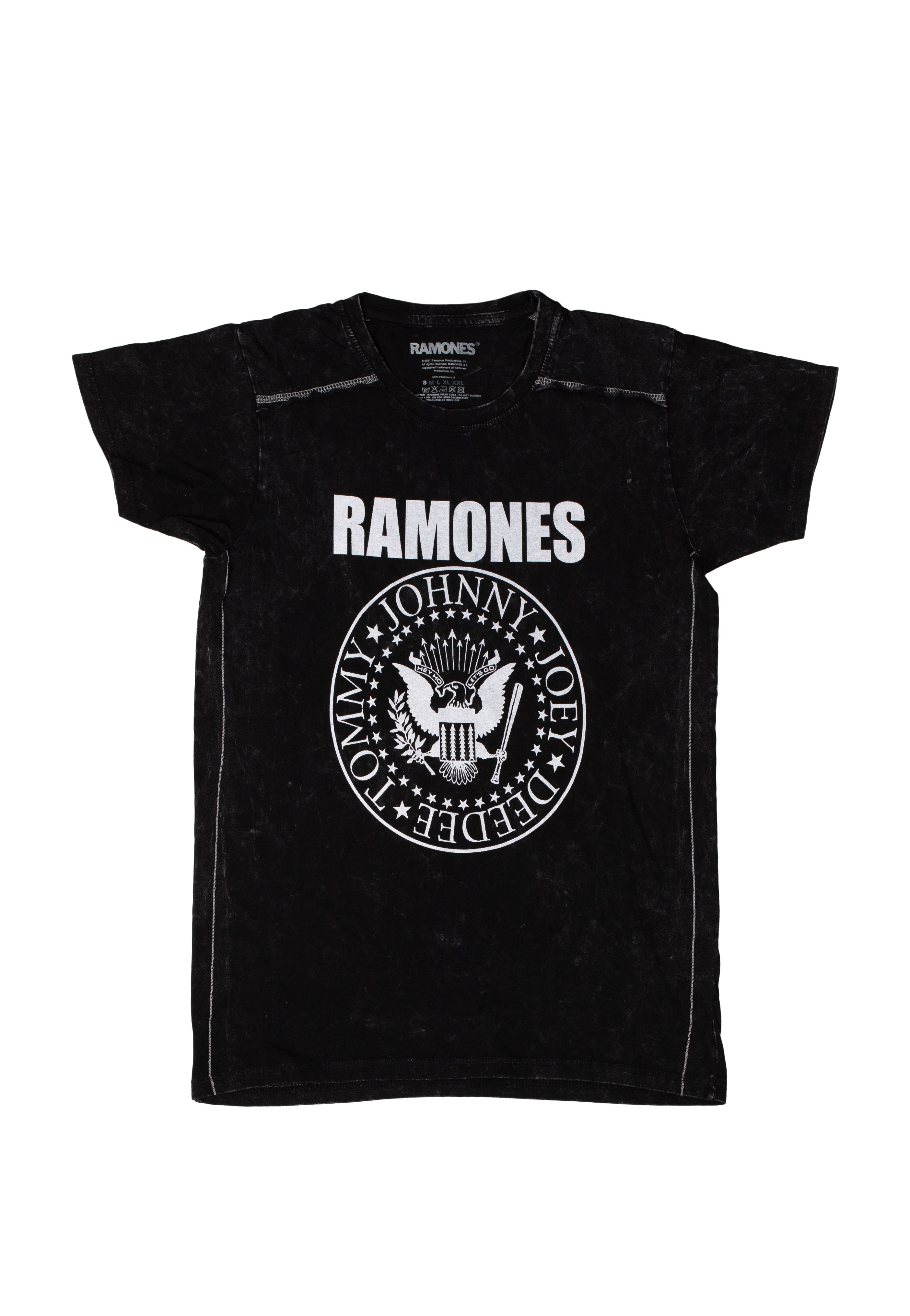 Ramones - Presidential Seal Snow Wash - T-Shirt | Nuclear Blast