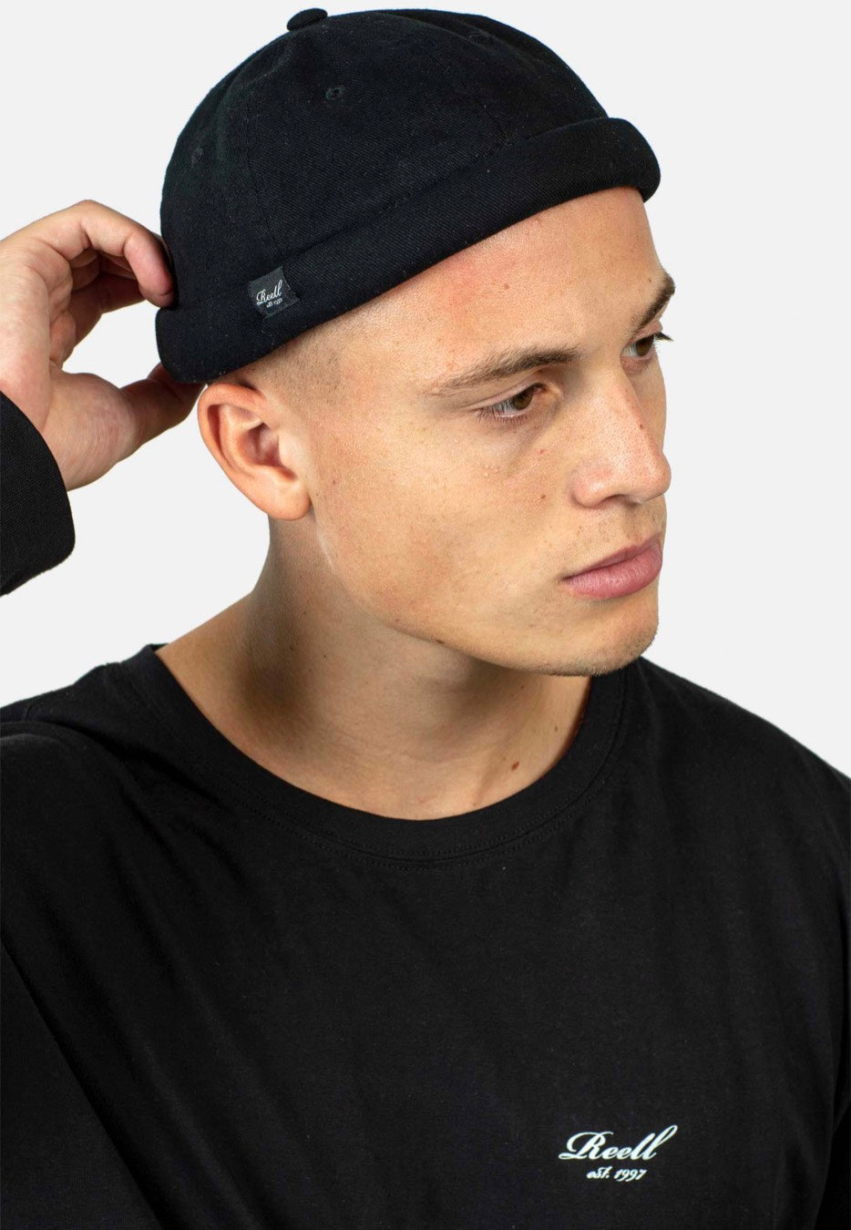 REELL Docker Black Docker Cap
