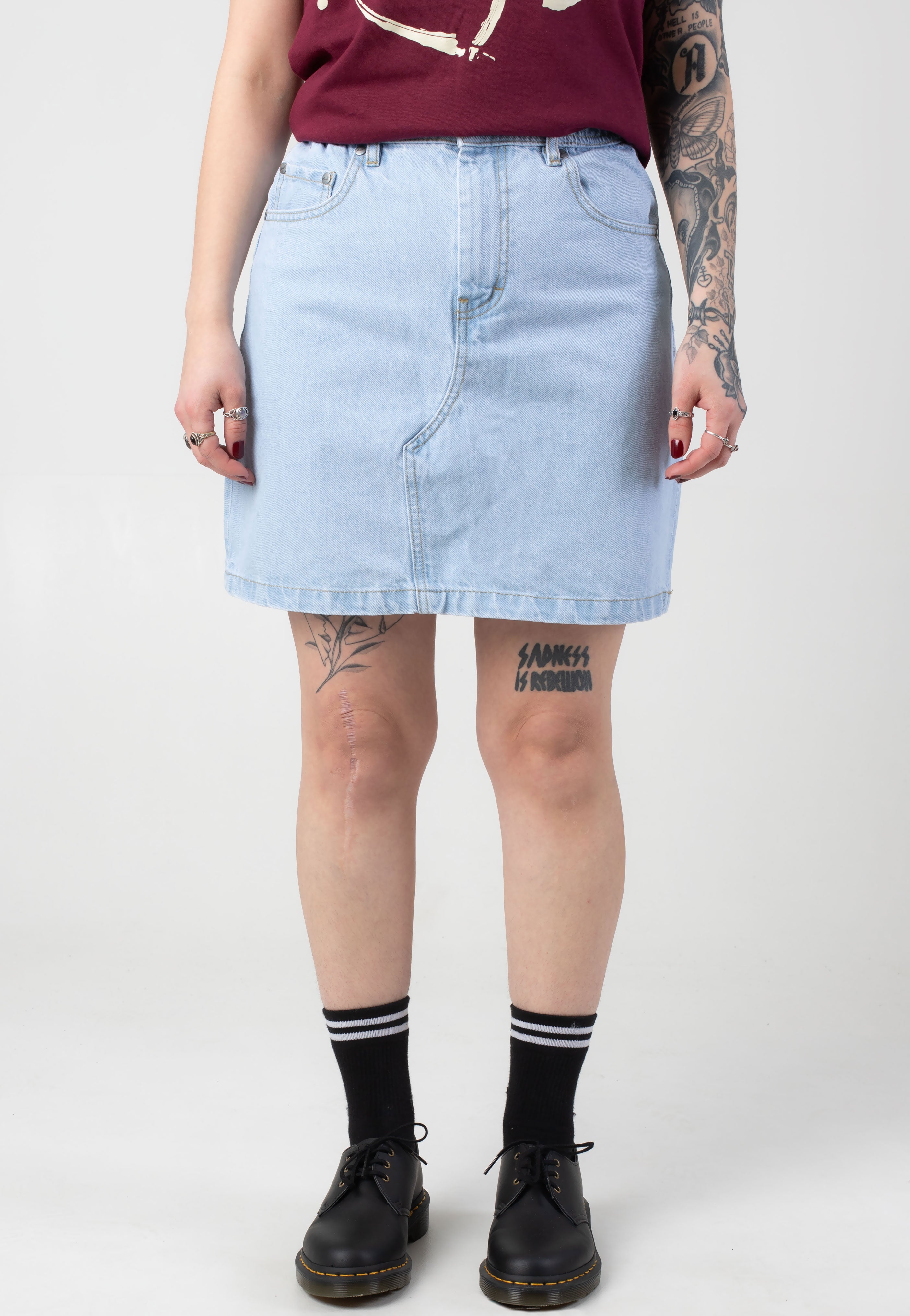REELL - Women Nola Origin Light Blue - Skirt | Women-Image