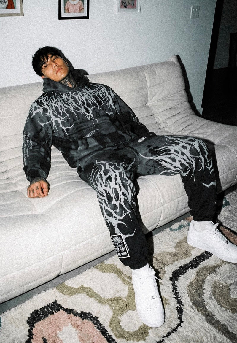 Stay Cold Apparel Reign Of Blood Grey Dye Chandal