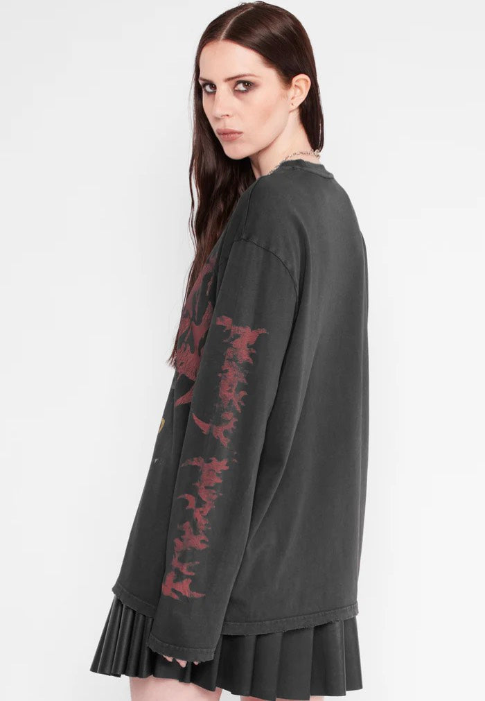 Mary Wyatt - Revenant Oversized Black - Longsleeve | Men-Image