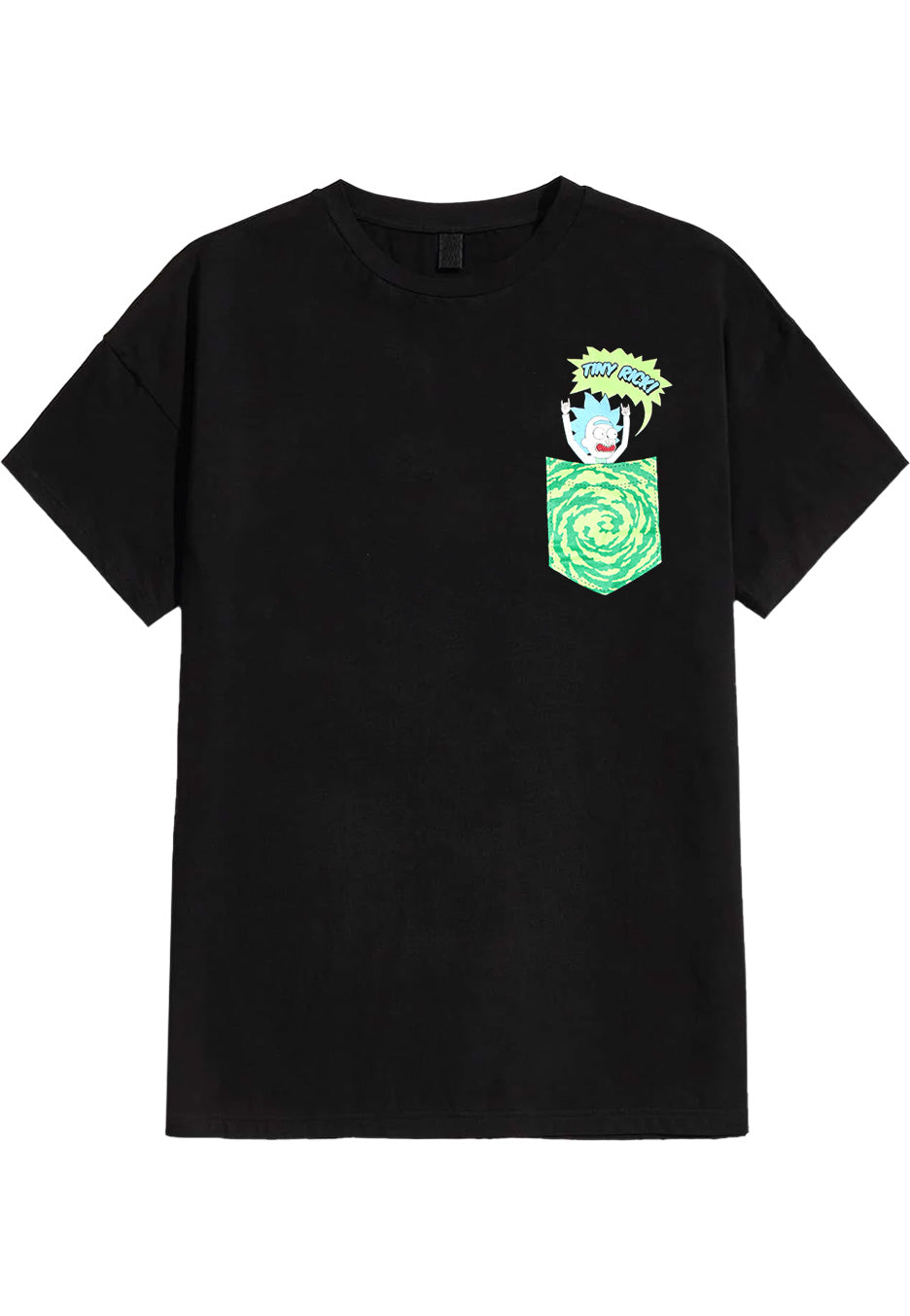 Rick And Morty - Tiny Pocket Rick - T-Shirt | Neutral-Image
