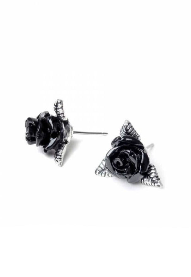 Alchemy England - Ring O' Roses Studs Silver - Earrings