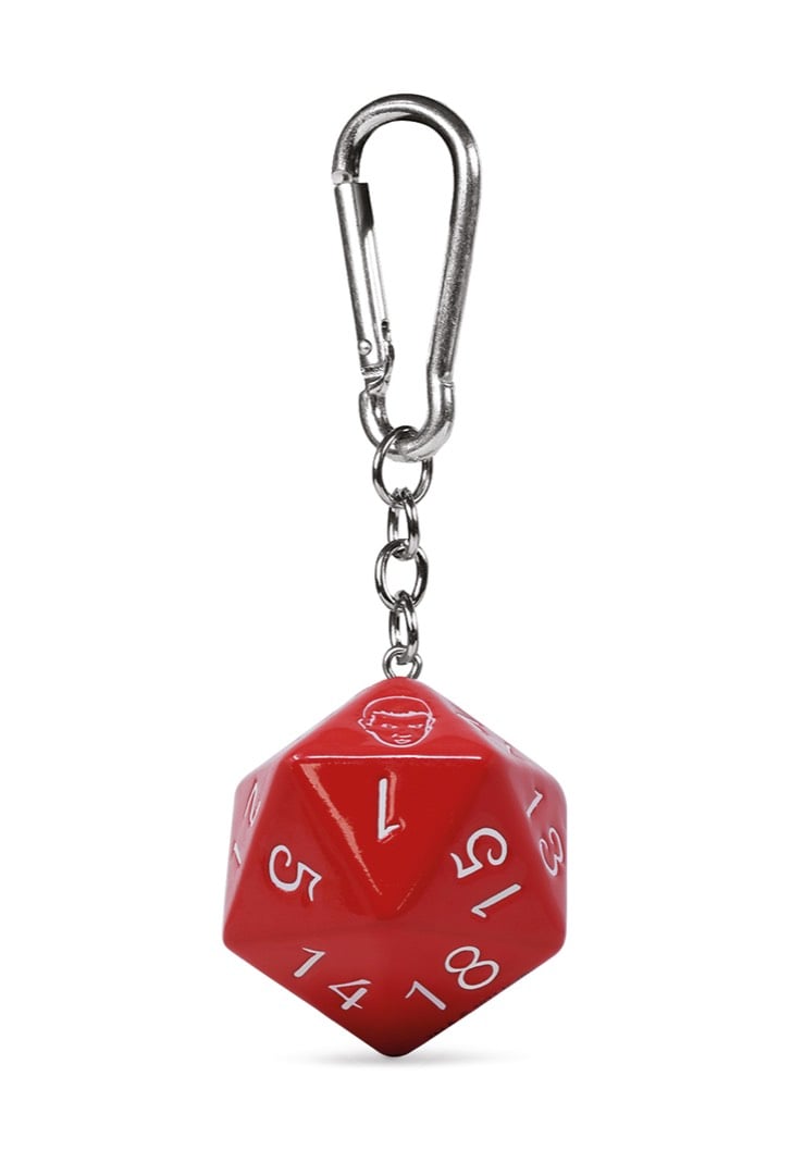 Stranger Things - D20 Red - Keychain