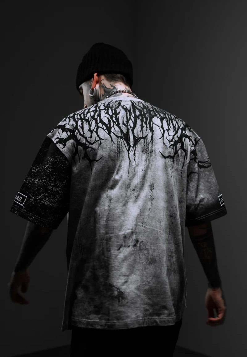 Stay Cold Apparel - Reign Of Blood Oversized Wasted - T-Shirt | Neutral-Image