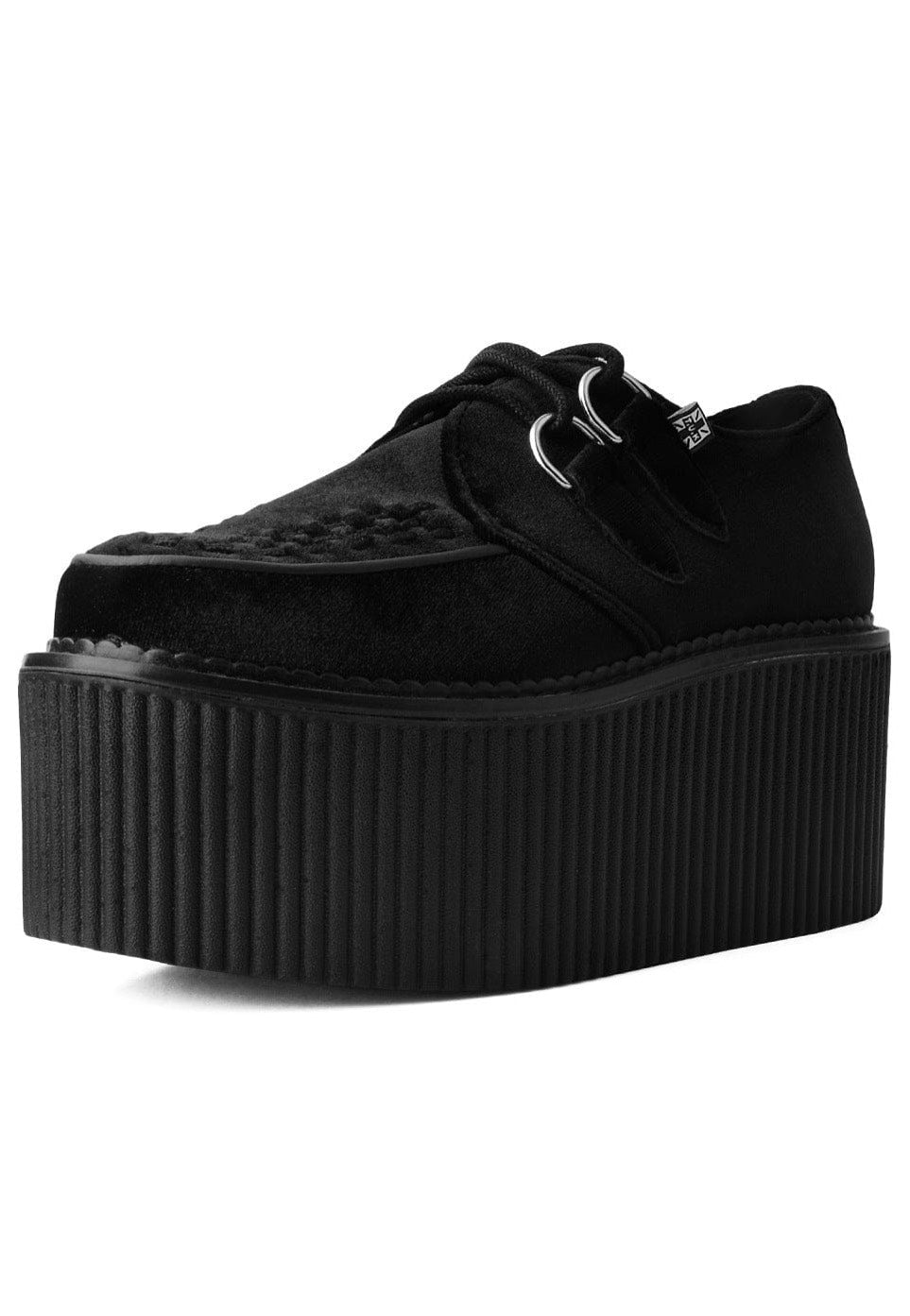 T.U.K. - Stratocreeper Black Velvet - Girl Shoes