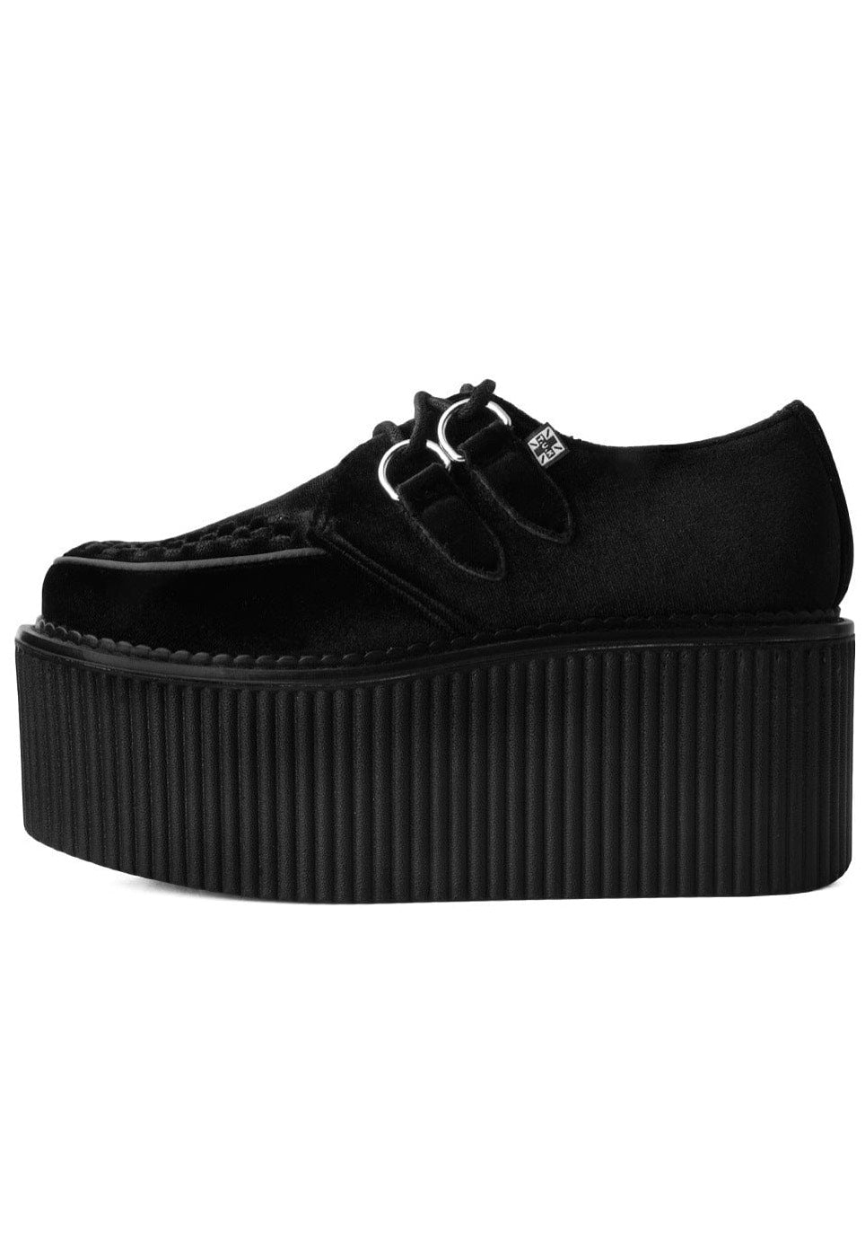 T.U.K. - Stratocreeper Black Velvet - Girl Shoes