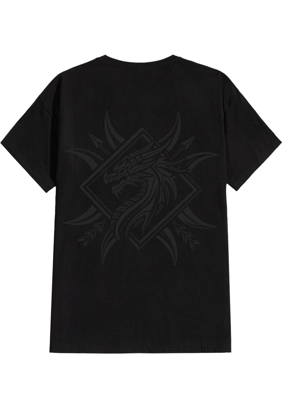 Sabaton - Dragon Black On Black - T-Shirt | Neutral-Image