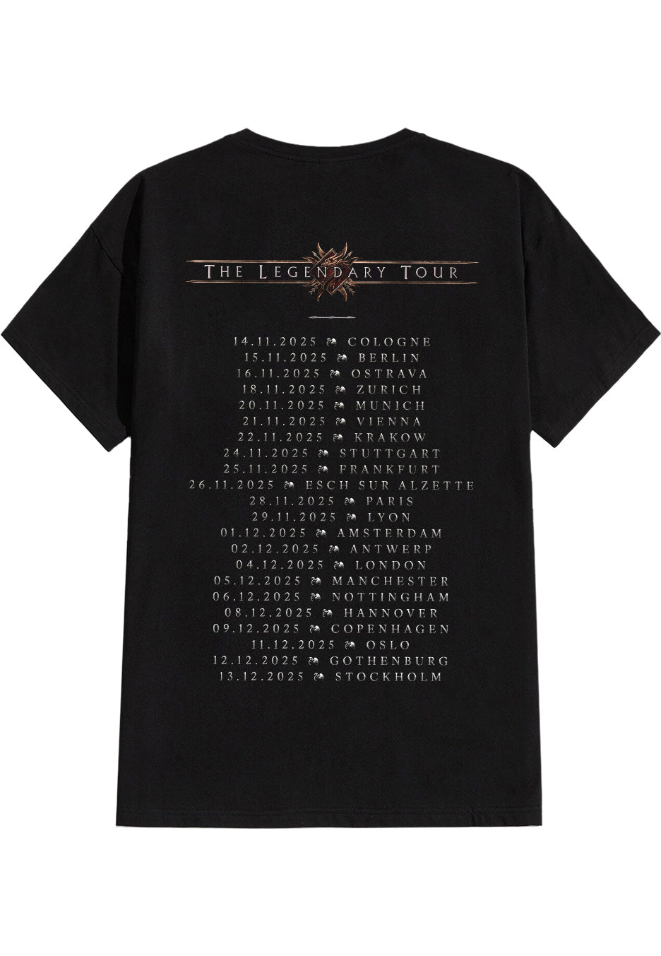 Sabaton - Pop Up Stores 2025 City Amsterdam - T-Shirt | Neutral-Image