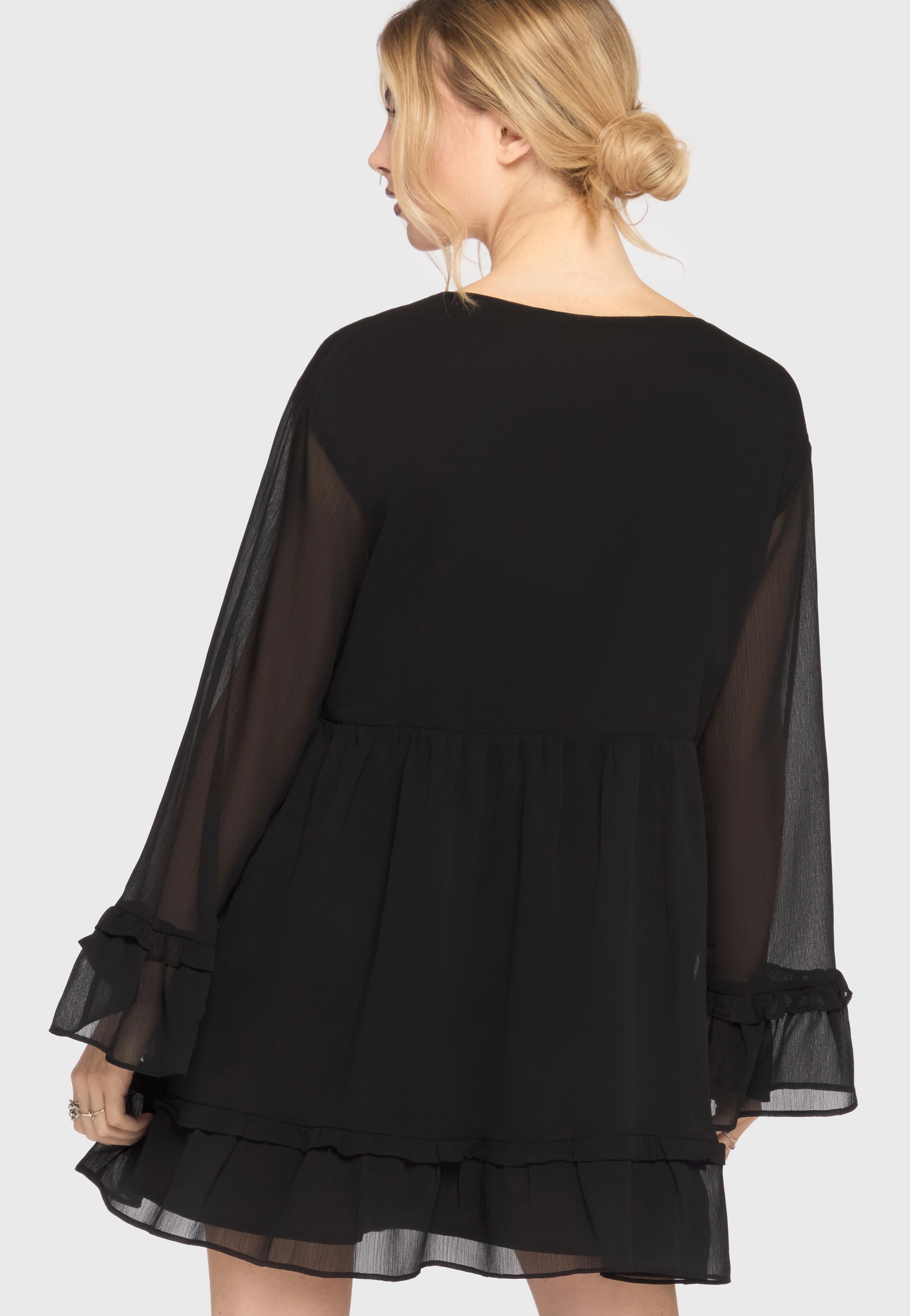 Killstar - Seraph In Ash Mini Black - Dress | Women-Image