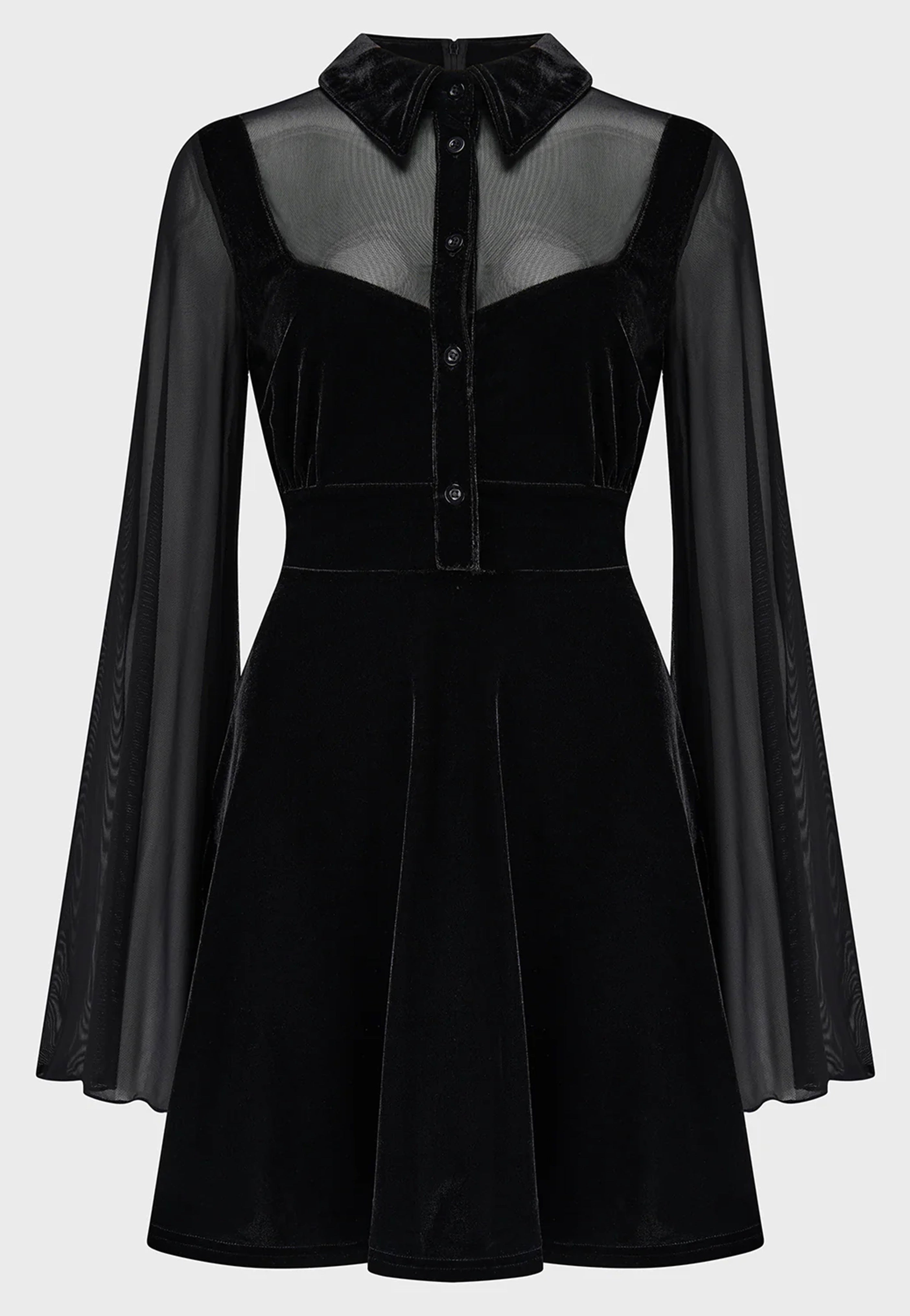 Killstar - Shadowcaster Black - Dress | Women-Image