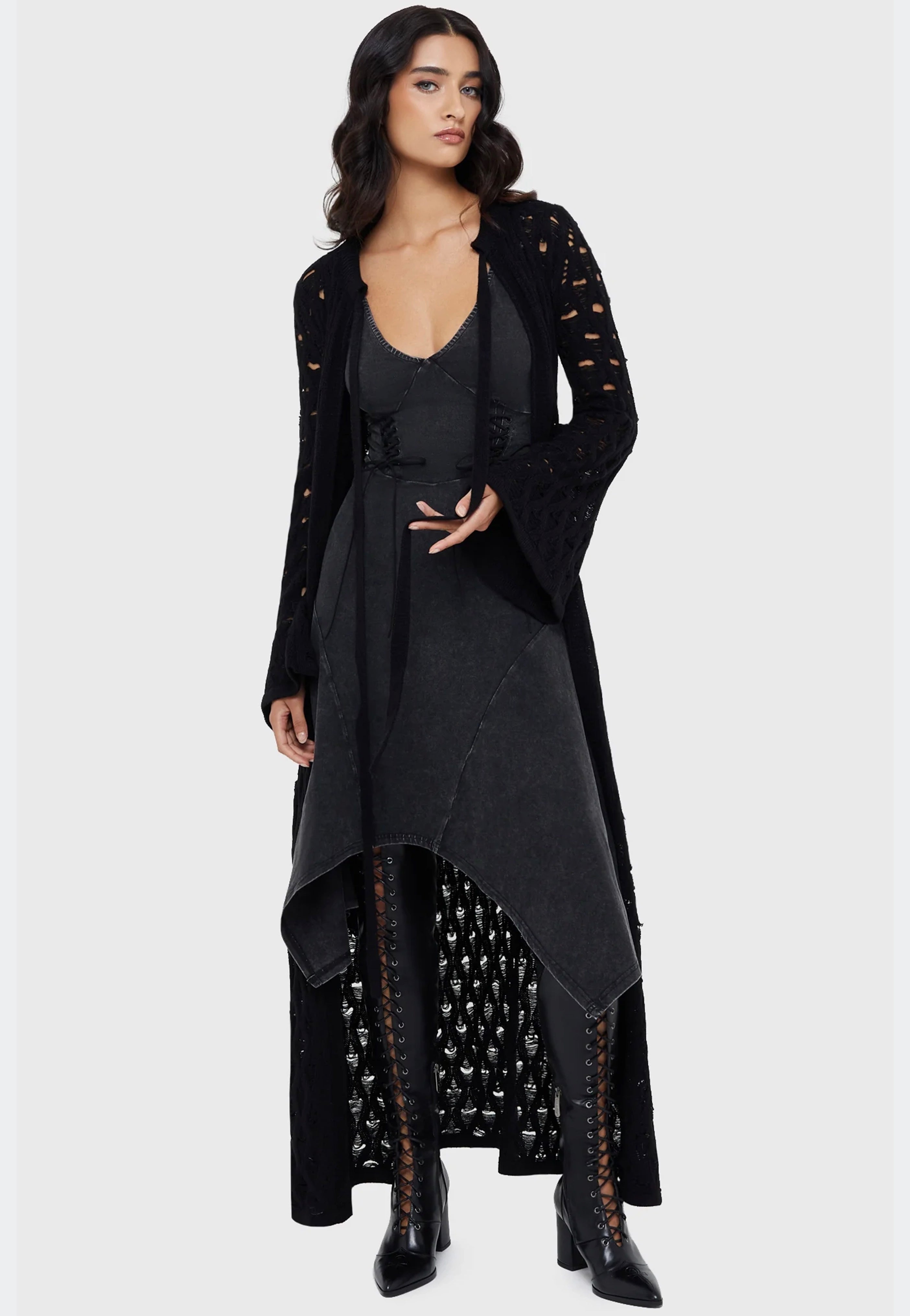 Killstar - Shadow Claw Black - Dress | Women-Image