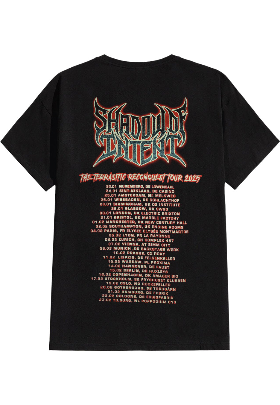 Shadow Of Intent - Tentacles Reaper Tour 2025 - T-Shirt | Neutral-Image