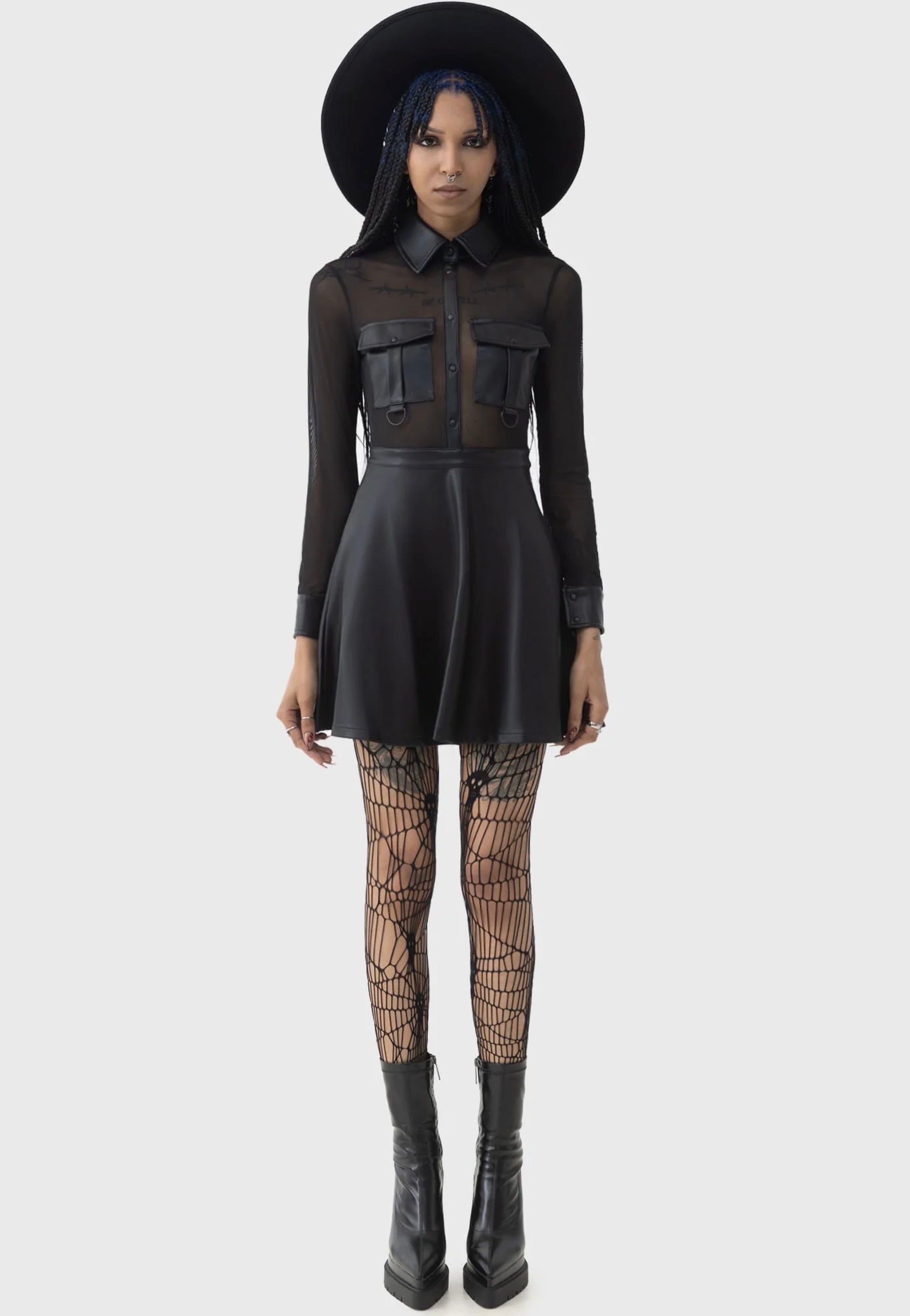 Killstar x Kihilist - Shadowsinger Black - Dress | Women-Image