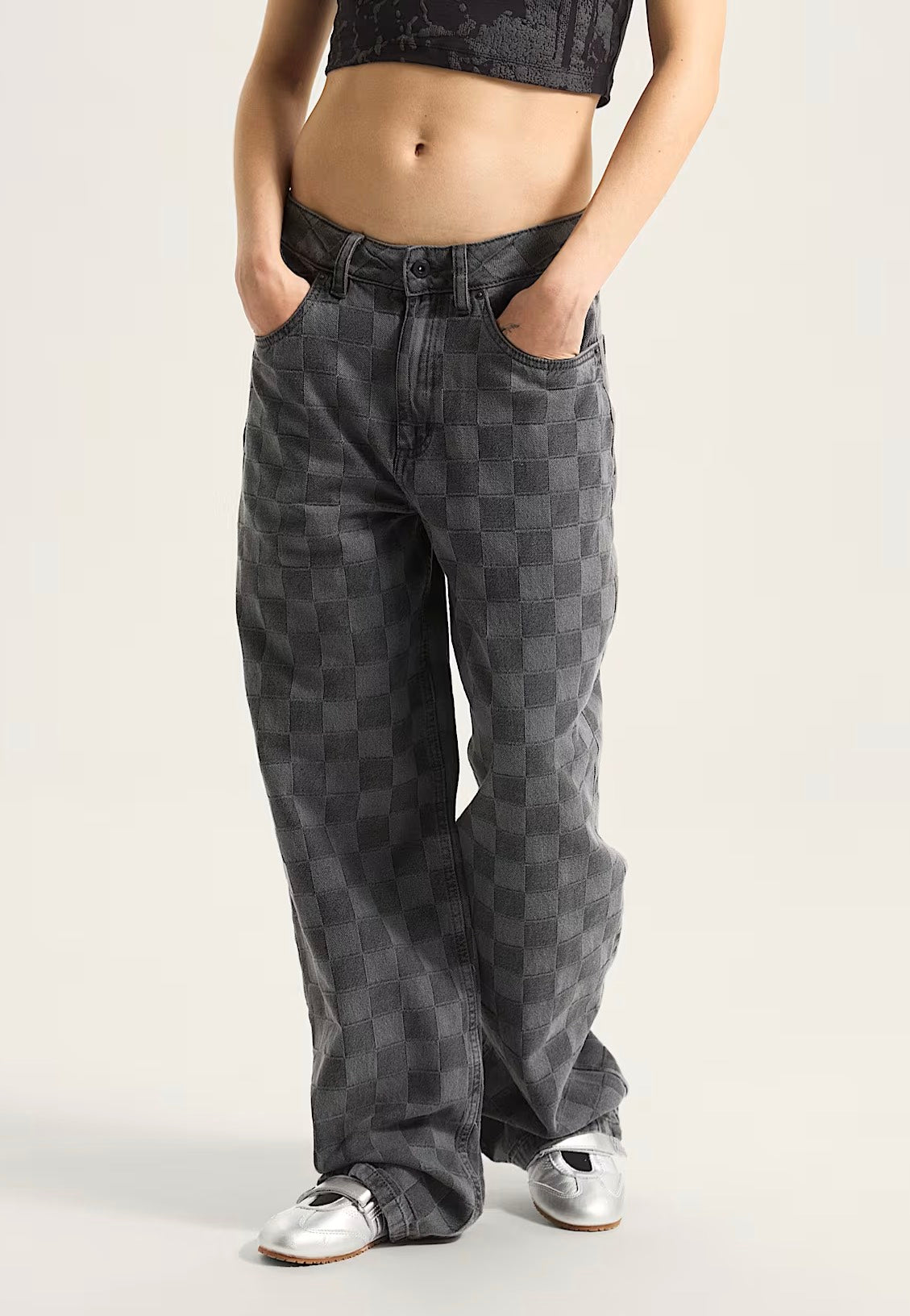 Vans - Sirelle Novelty Faded Black - Pants | Women-Image