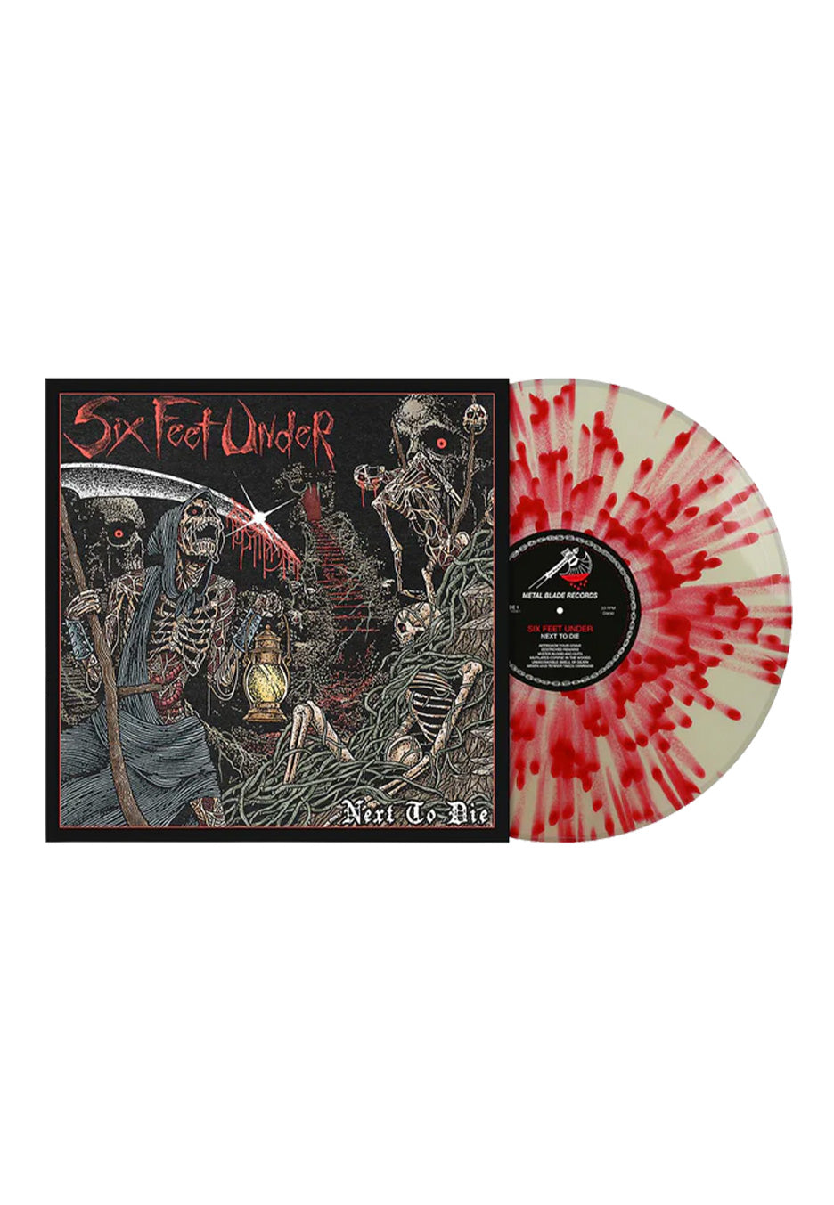 Six Feet Under - Next To Die Ltd. Blood - Splattered Vinyl