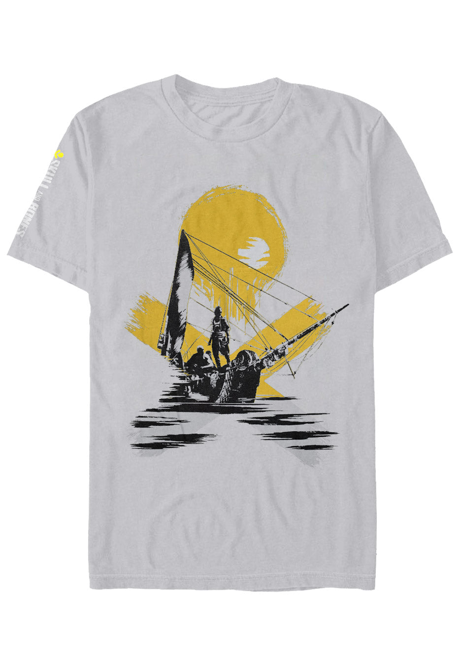Skull & Bones - Lost At Sea Grey - T-Shirt | Neutral-Image