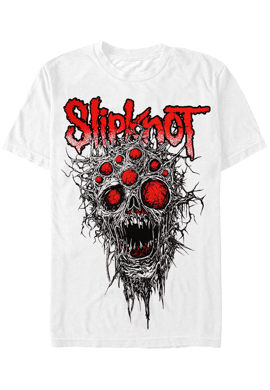 Slipknot - 9 Eye Monster White - T-Shirt | Nuclear Blast