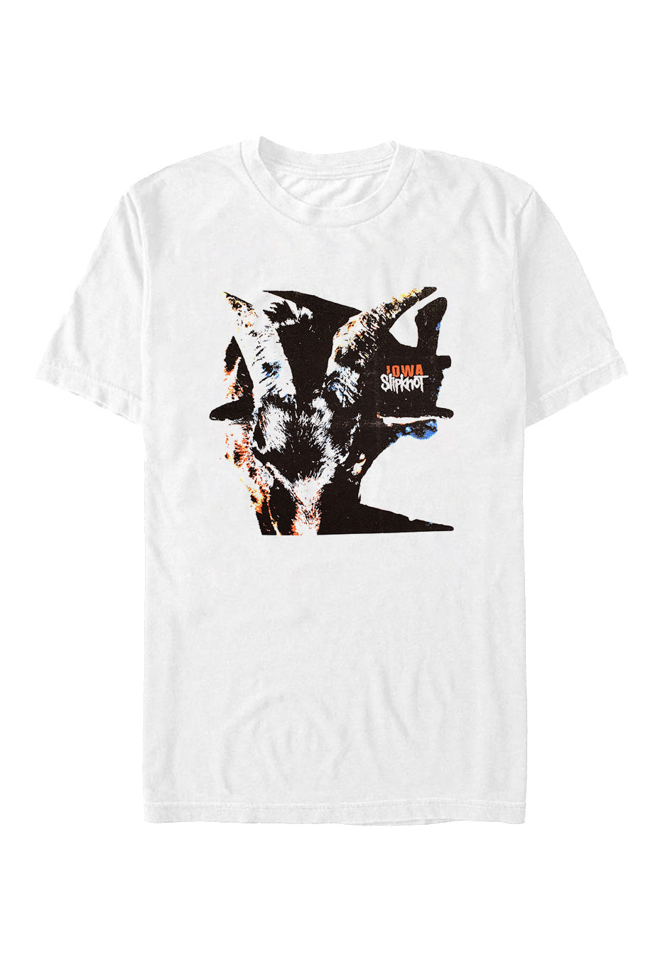 激レア SLIPKNOT IOWA WORLD TOUR 2016 Tシャツ Slipknot - Iowa Goat Shadow White - T-Shirt | Nuclear Blast