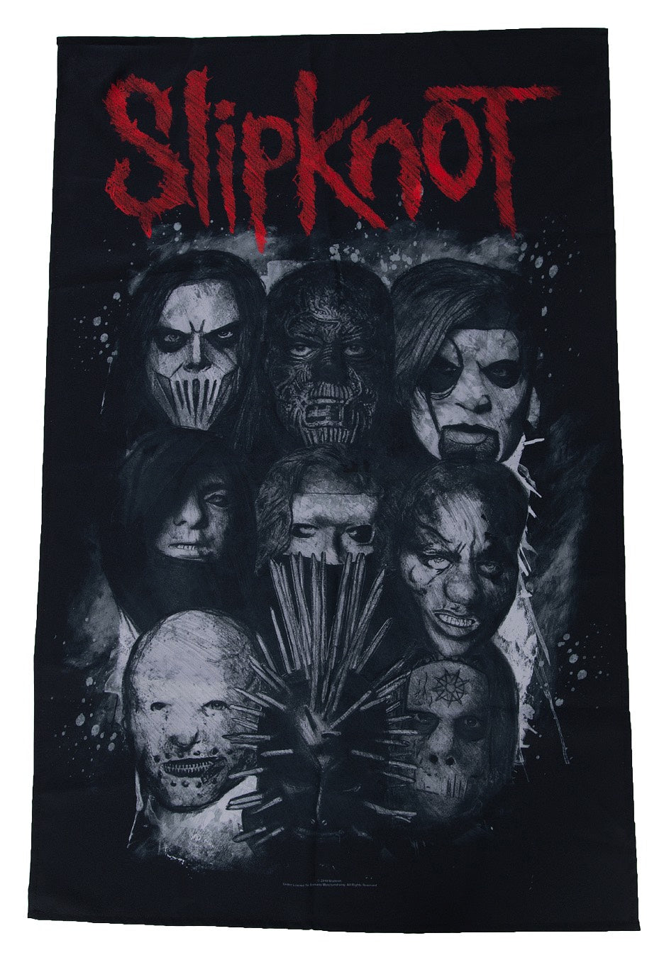 Slipknot - Masks - Flag | Nuclear Blast