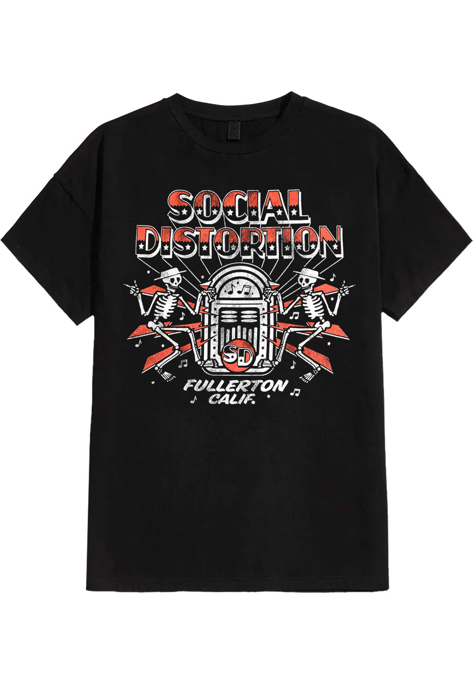 Social Distortion - Jukebox Skelly - T-Shirt | Nuclear Blast Social Distortion - Jukebox Skelly - T-Shirt | Nuclear Blast
