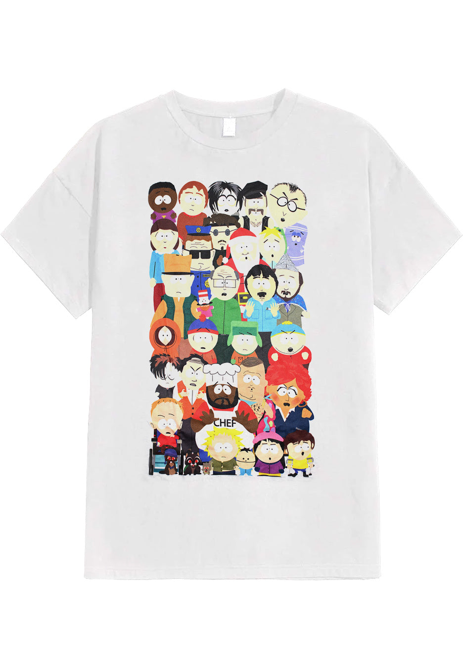 South Park - Town Group White - T-Shirt | Neutral-Image