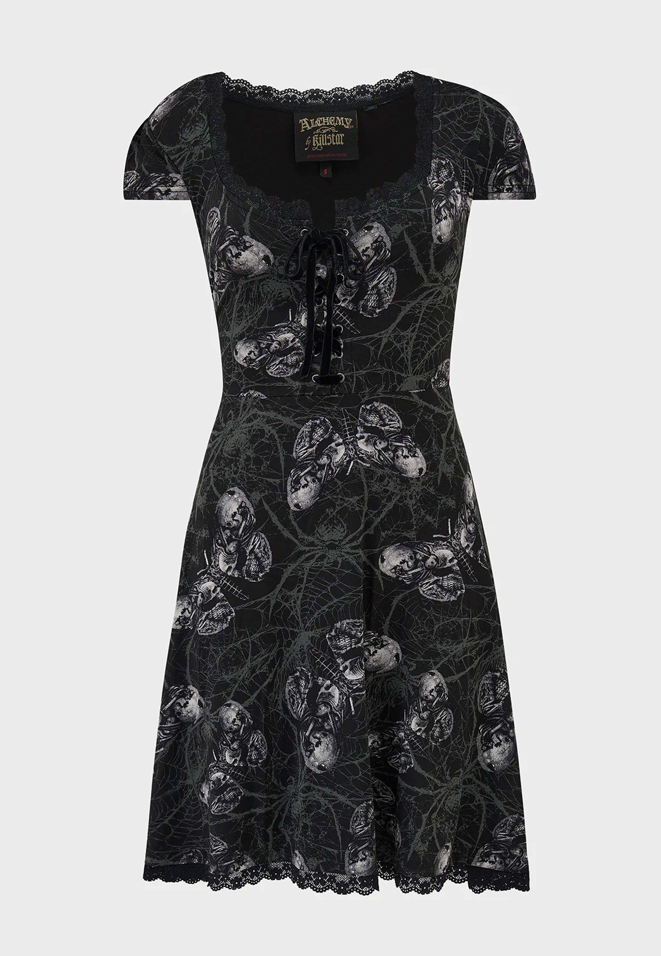 Killstar x Alchemy England - Spidrasica's Web Mini - Dress | Women-Image