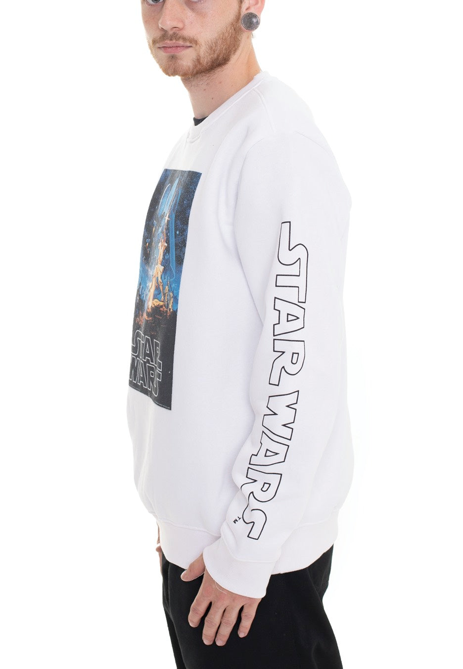 Star Wars - Vintage Poster White - Sweater | Men-Image