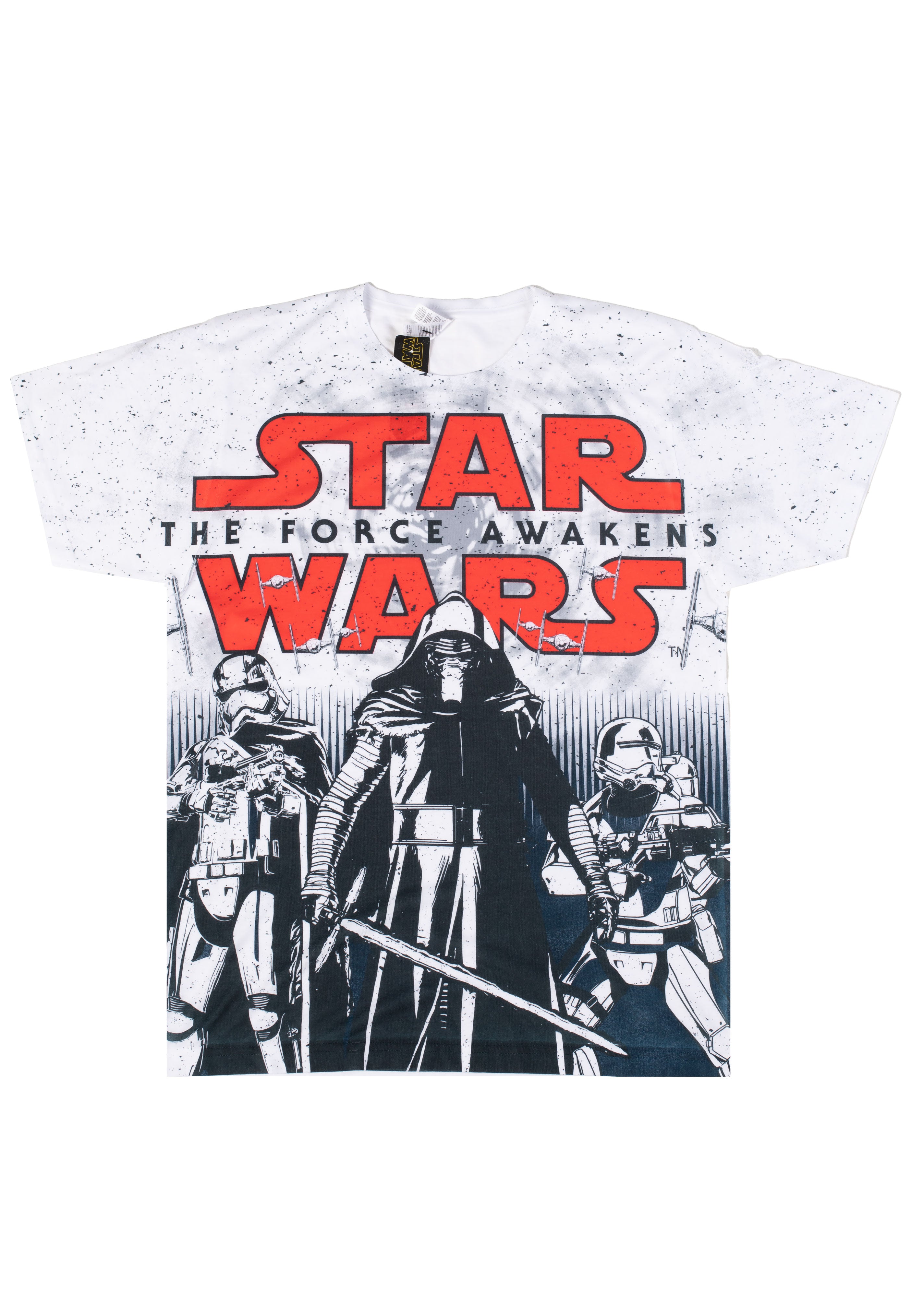 Star Wars: The Force Awakens - Allover White - T-Shirt | Neutral-Image
