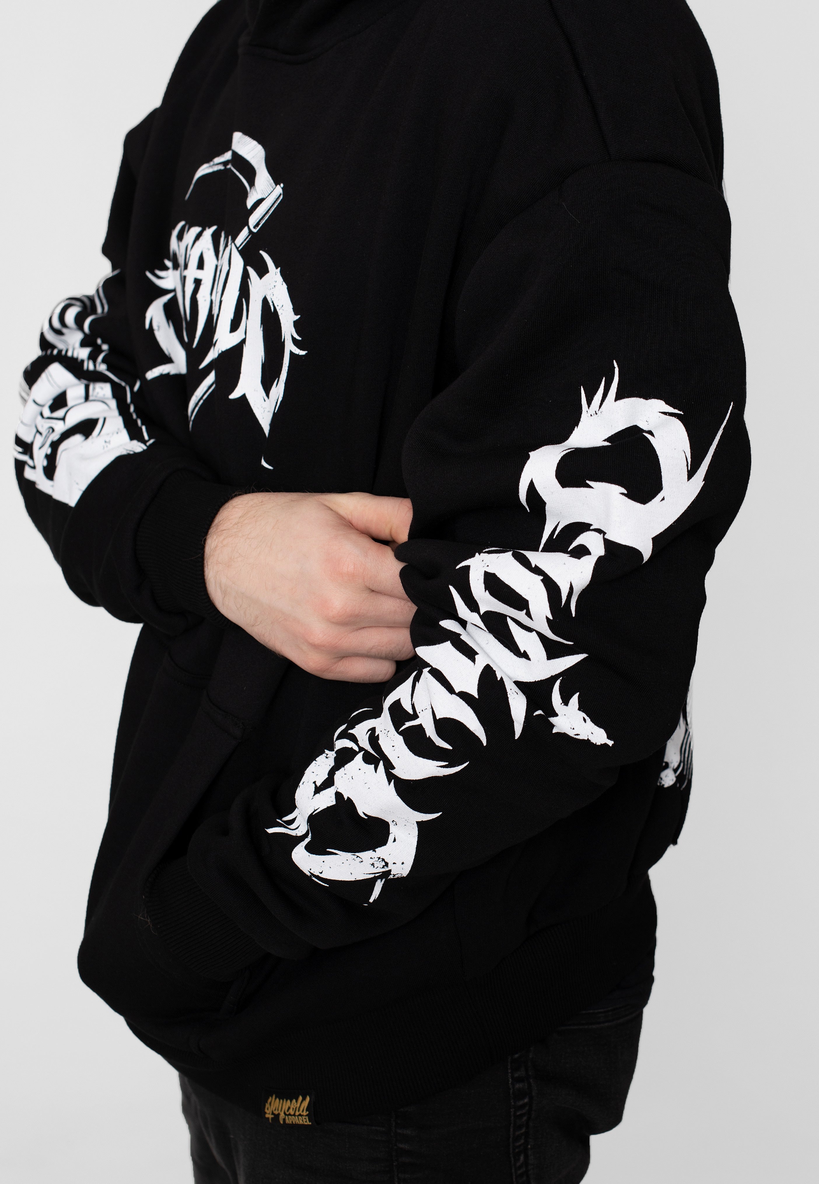 Stay Cold Apparel - Be Mine Oversized Black - Hoodie | Men-Image