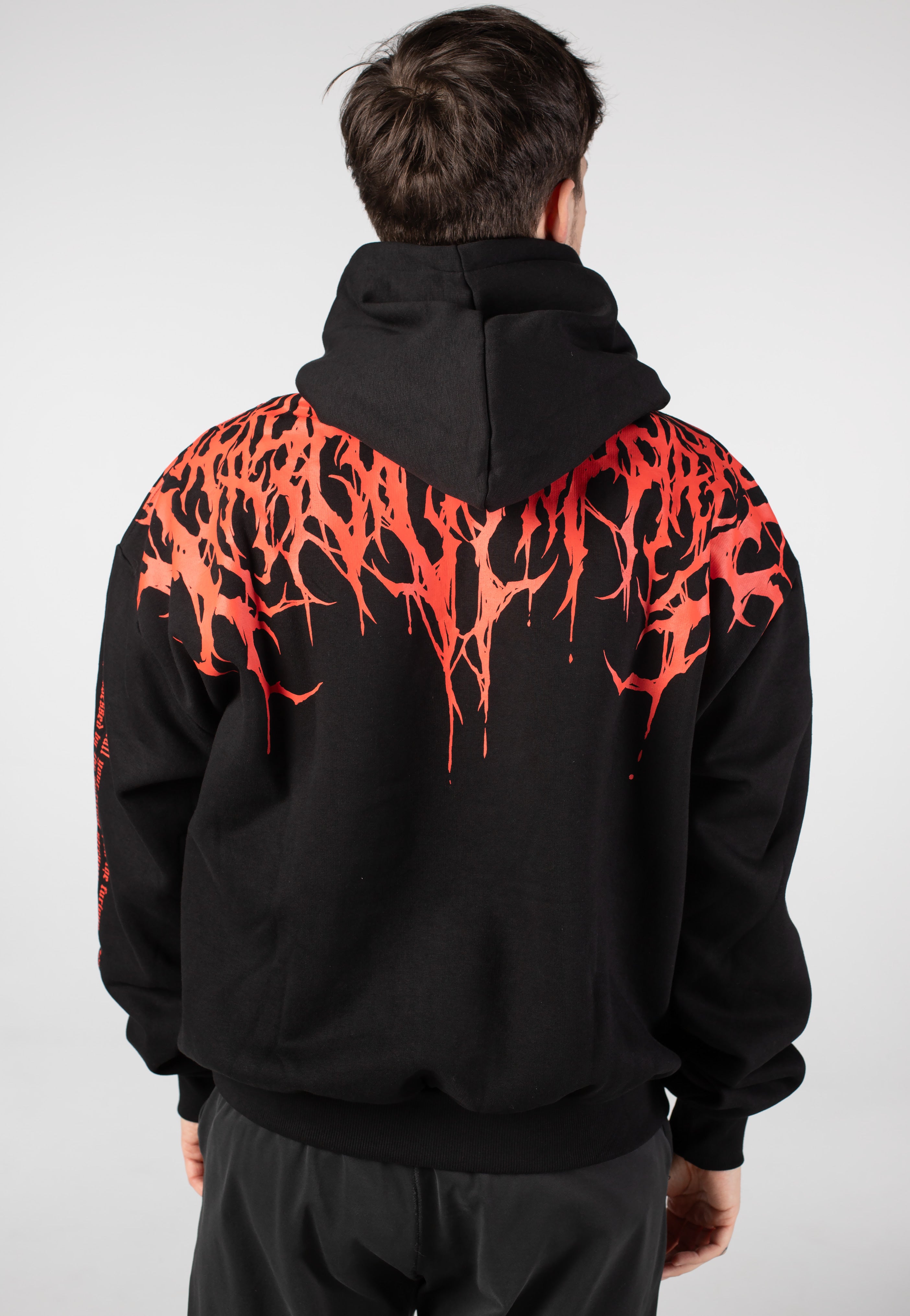 Stay Cold Apparel - Reign Of Blood Heavy Oversized Black - Hoodie | Neutral-Image