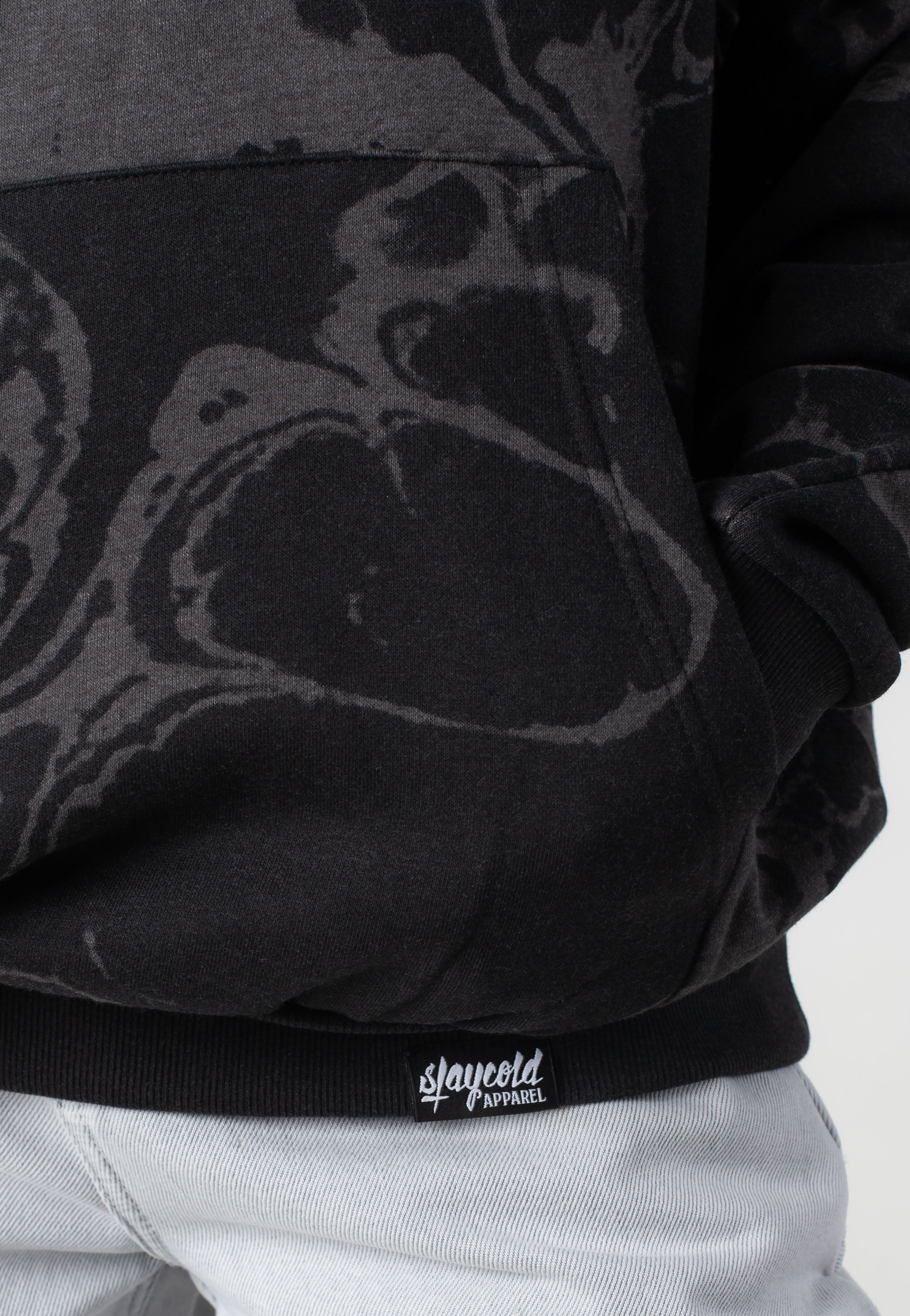 Stay Cold Apparel - Strangled Oversized Black - Hoodie | Neutral-Image