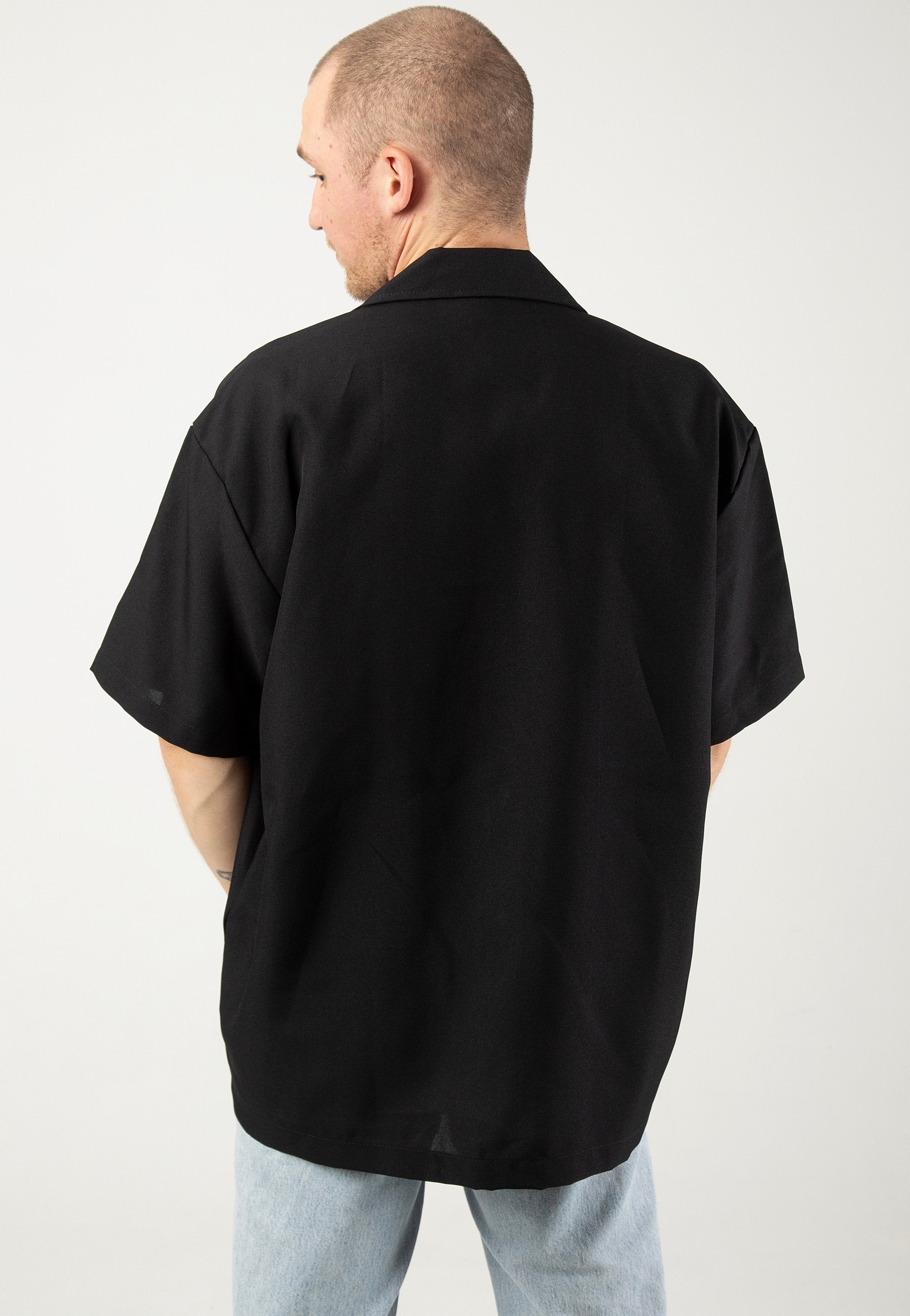 Steady Clothing - Poplin Double Panel Black - Shirt